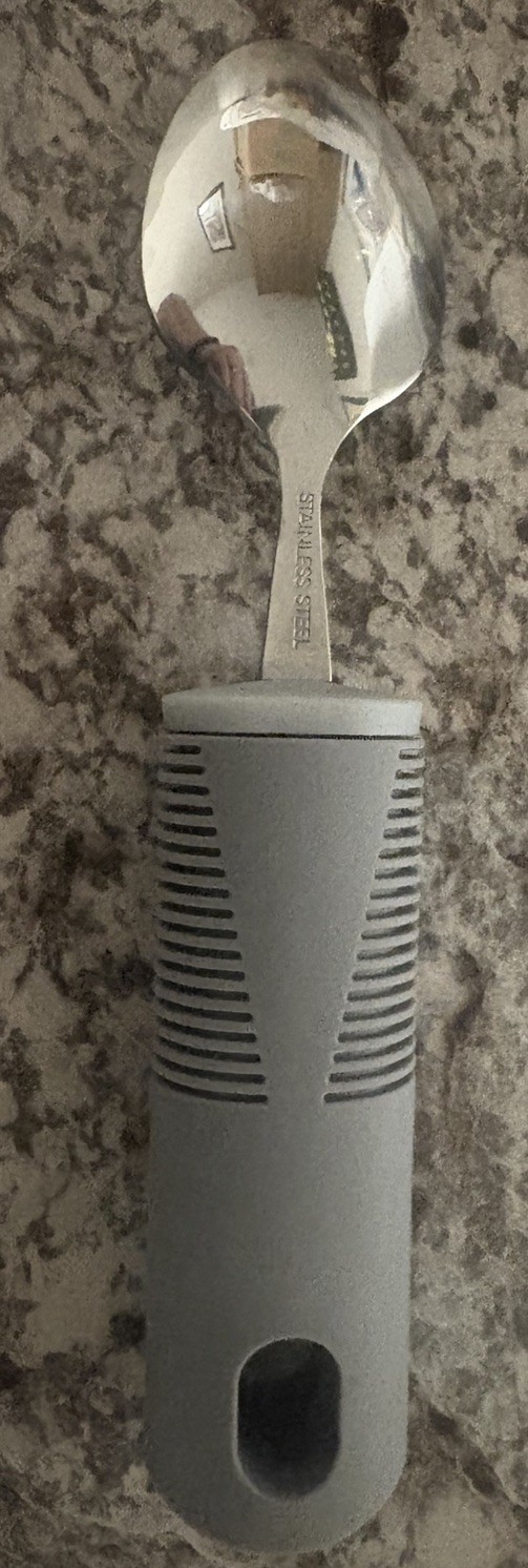 Special Supplies Adaptive Utensils Set of 5 Stainless Steel Grey. Open box.