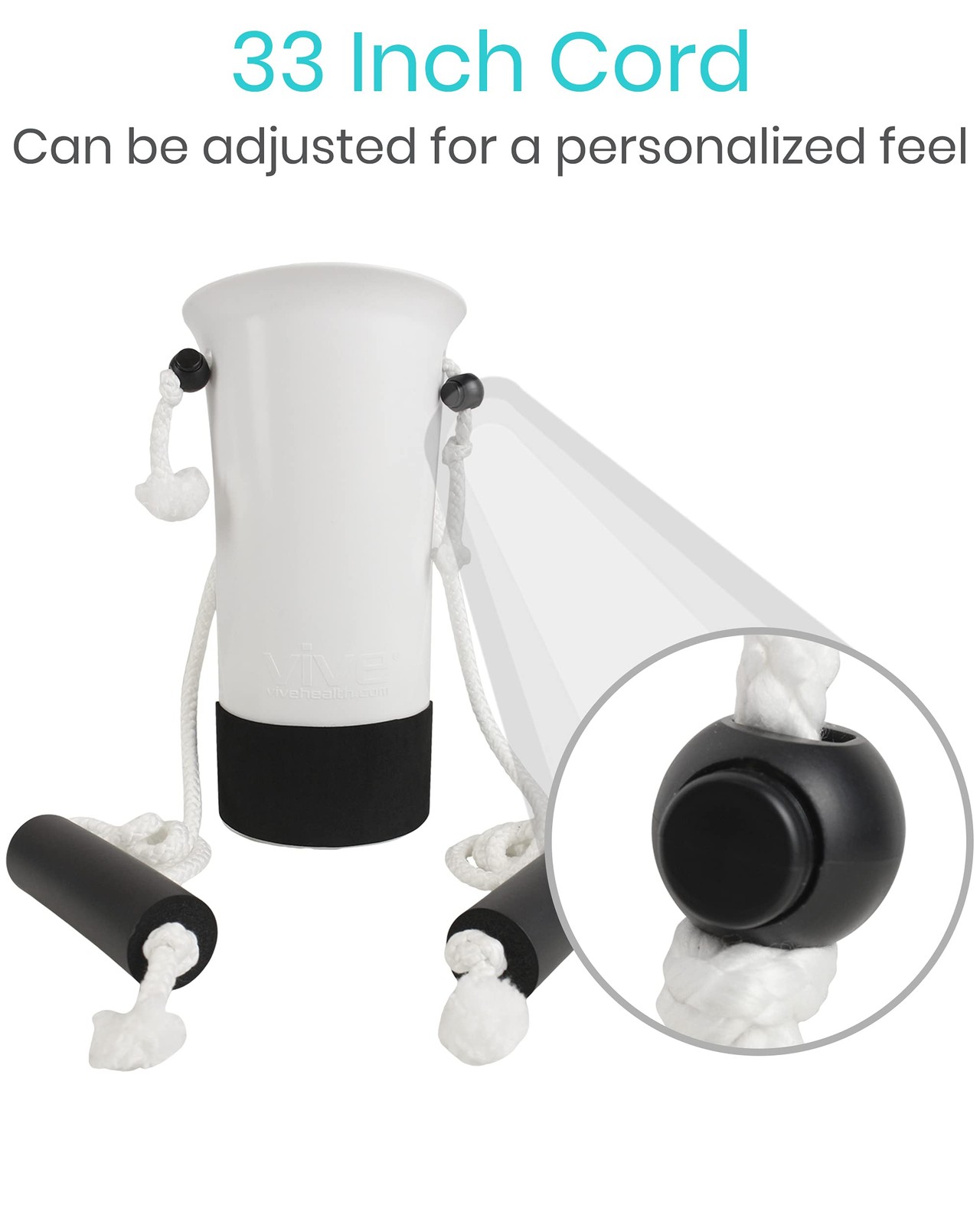 Vive Sock Aid – Easy On and Off Stocking Slider – 1 Count (Pack of 1), White