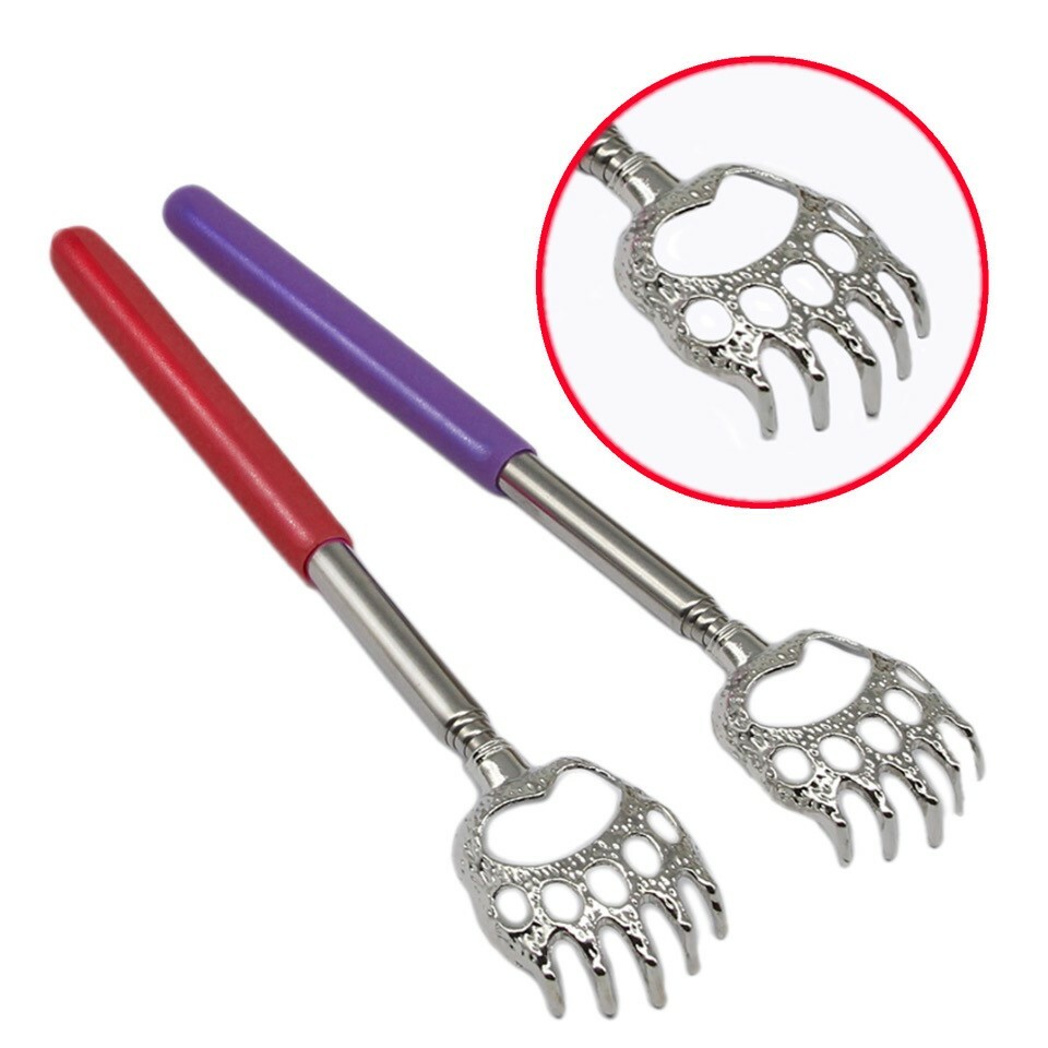 RMS Telescoping Bear Claw Back, Head, Scalp, Foot Massager or Scratcher – 5 Pack