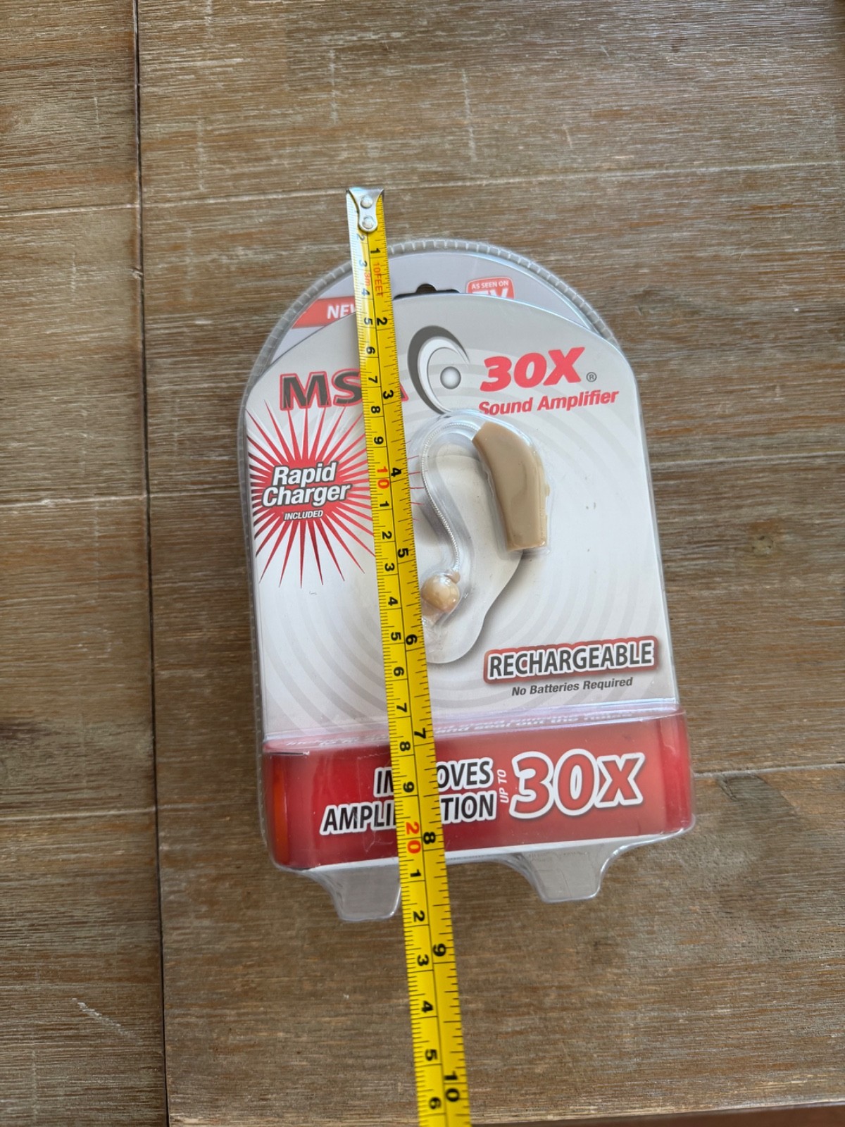 MSA 30X Sound Amplifier Rechargeable Hearing Device NEW As Seen On TV New Sealed