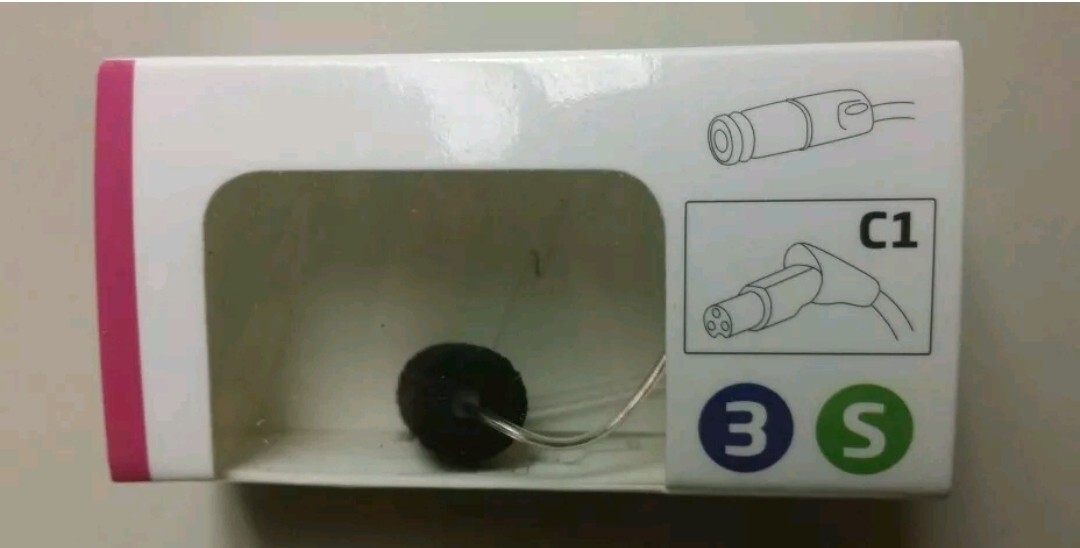 HEARING AID SPEAKER UNIT ~ STANDARD C1 ~ Size 3 ~ LEFT Side ~ BNIB