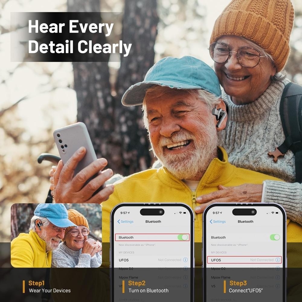 Hearing Aids, Noise Cancellation Bluetooth Hearing Aids