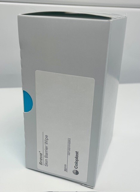 Coloplast 120215 Brava Skin Barrier Wipes Skin Care 1 Box 30ct NEW / SEALED