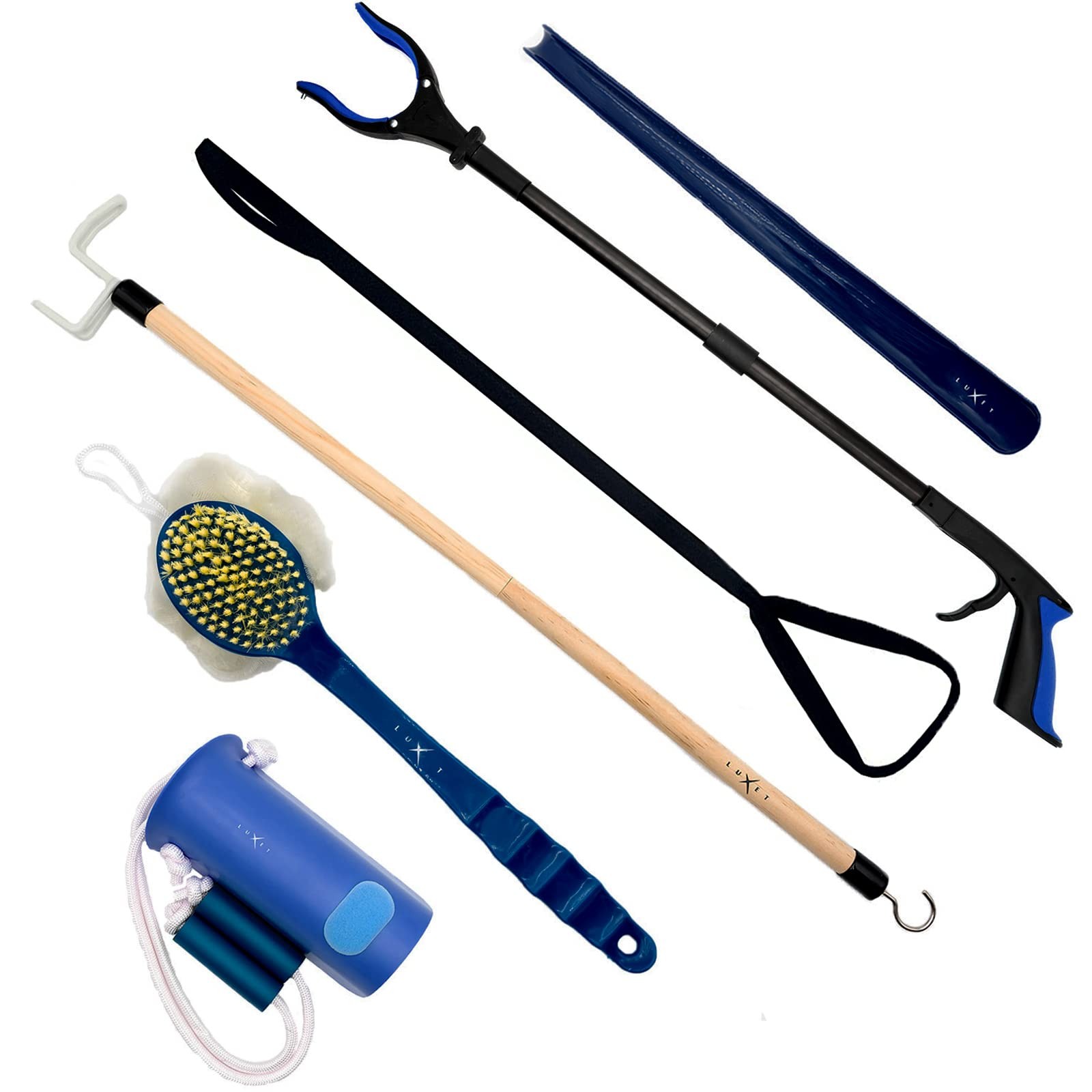 Hip Kit for Total Hip Replacement Prime Kit, Shoe Horn, Foldable 32″ Grabber …