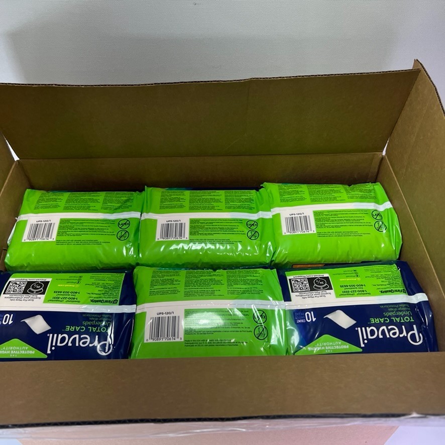 Prevail Total Care Underpads Extra Strong (XL 30″x30″) Case Lot 12 Pk (Qty 120)
