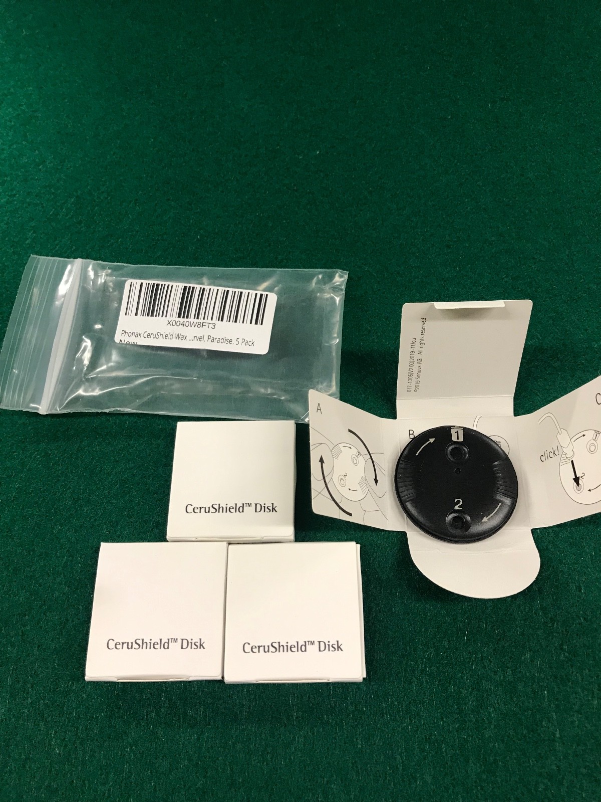 Phonak CERUSHEILD Disk Hearing Aid Wax Guard for Marvel / Paradise (4 Pack)