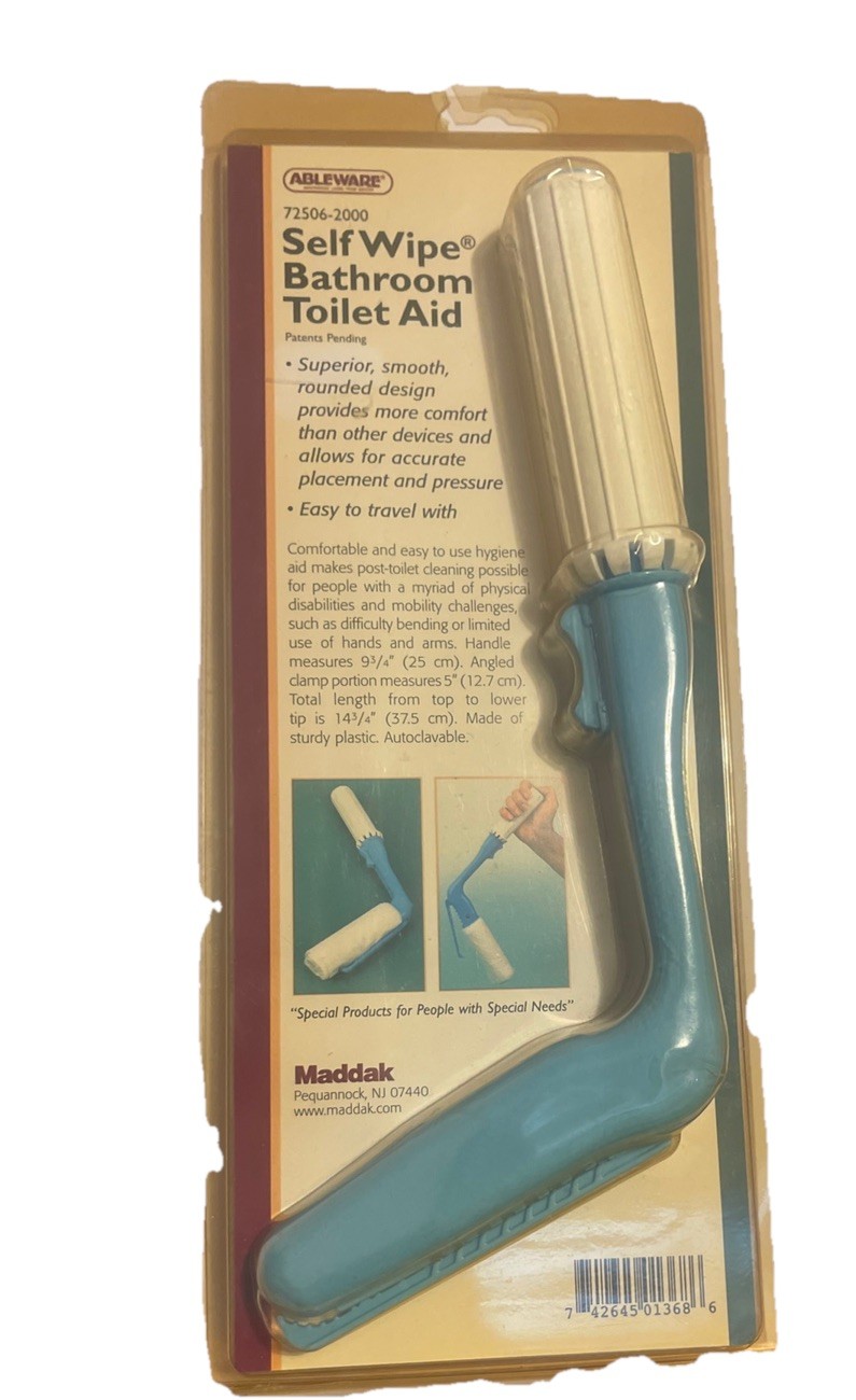 Self Wipe Bathroom Toilet Aid 72506-2000 Live Independently MADDAK ABLEWARE NIB