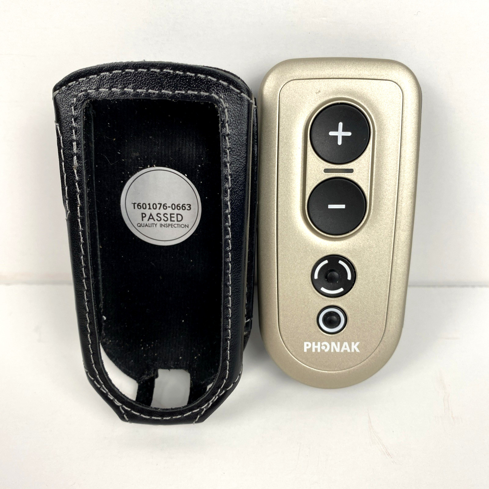Phonak LR03 PilotOne II 2 Hearing Aid Remote Control With Black Clip On Case