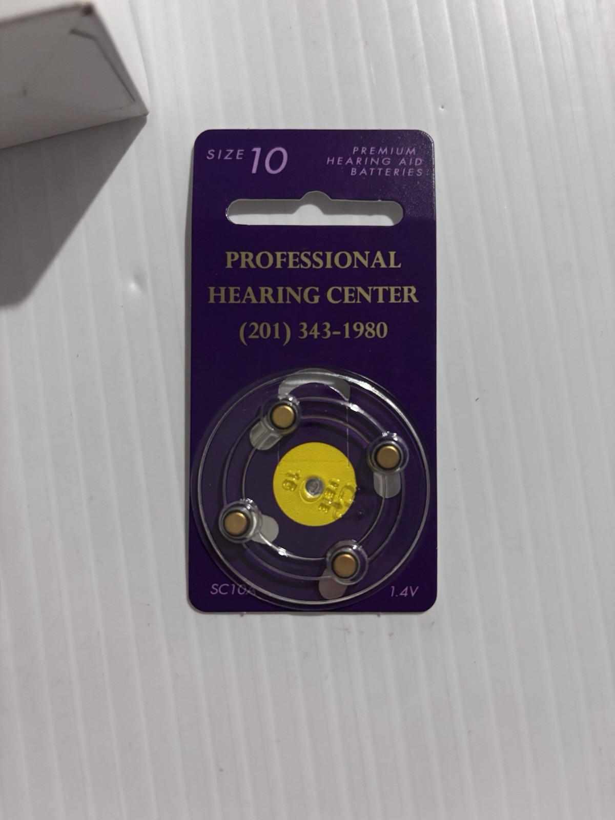 Hearing Aid Batteries SC10A-4 Size 10 Premium Zinc Air Dist By ULTIMA 44 Total