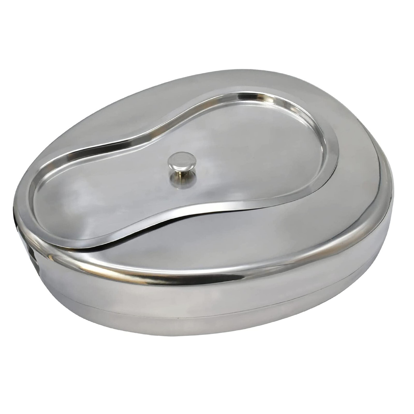 Bedpan Bed Pan with Lid for Patient Home Multipurpose Durable Comfortable