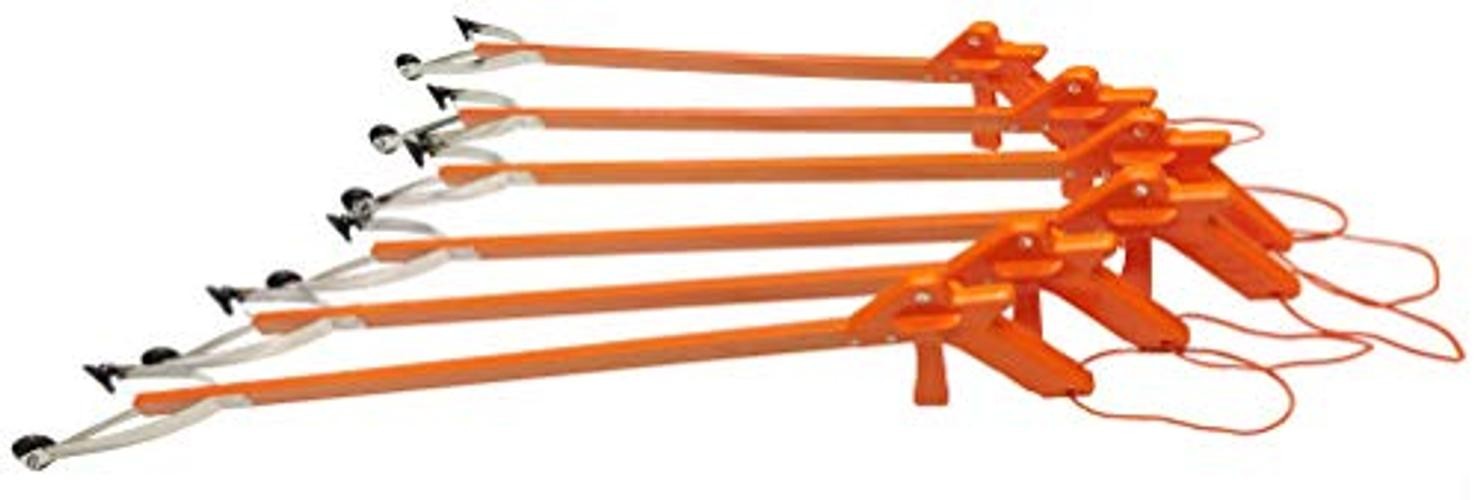 Orange-U-Tongs PRO Grade Litter Pick up Heavyweight – 36 Inch (Pack of 6)