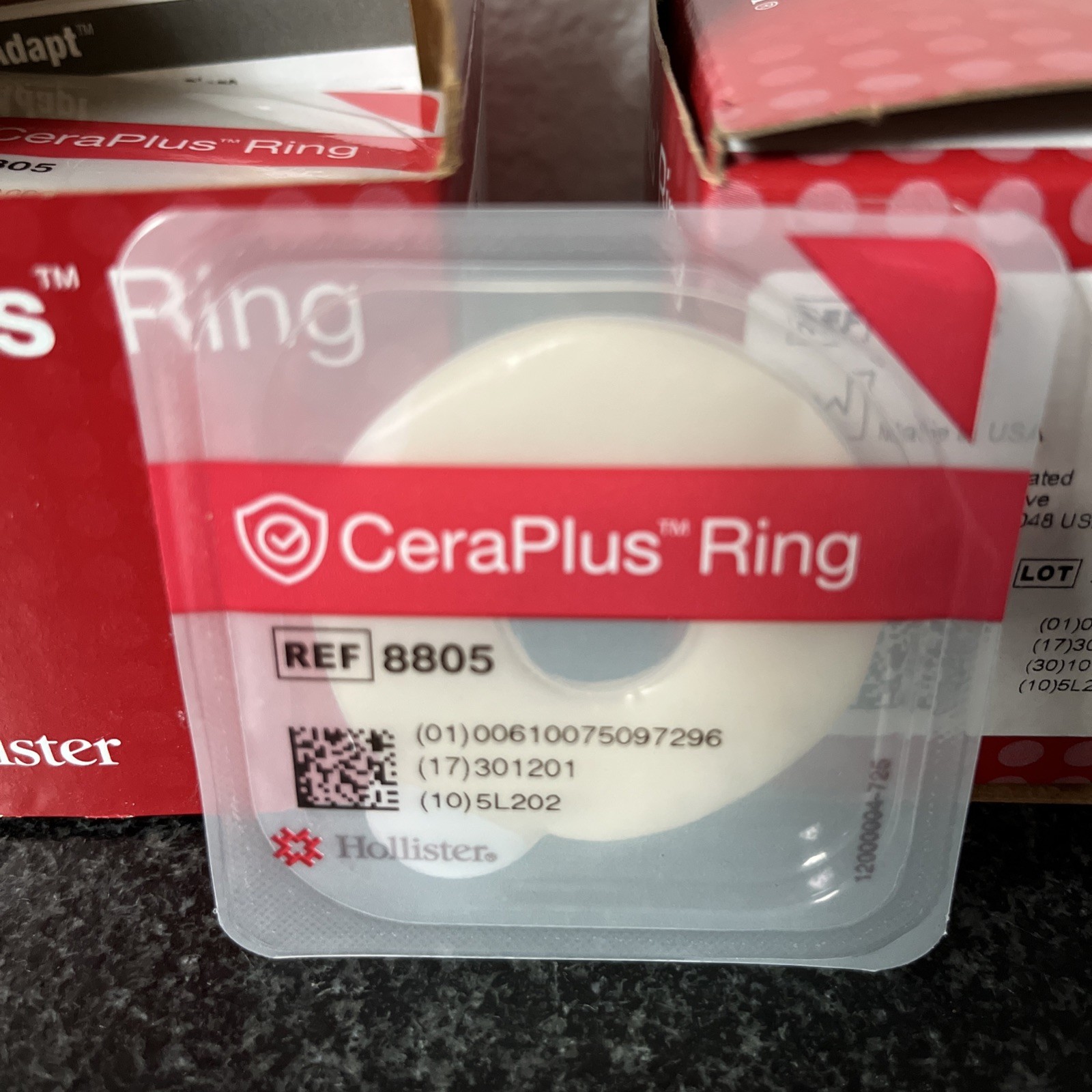 2 Boxes (20 Total) Hollister 8805 Adapt CeraRing Barrier Rings 2″ New Packaging
