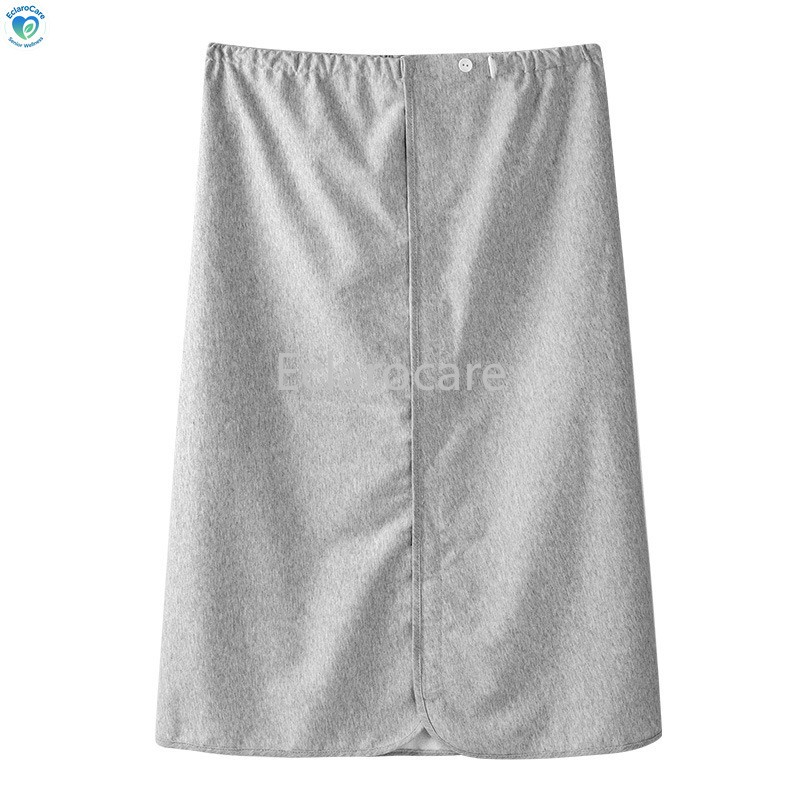 1PC Diaper Skirt Washable Cotton Cloth Wearable Incontinence Bed Pad for Adults