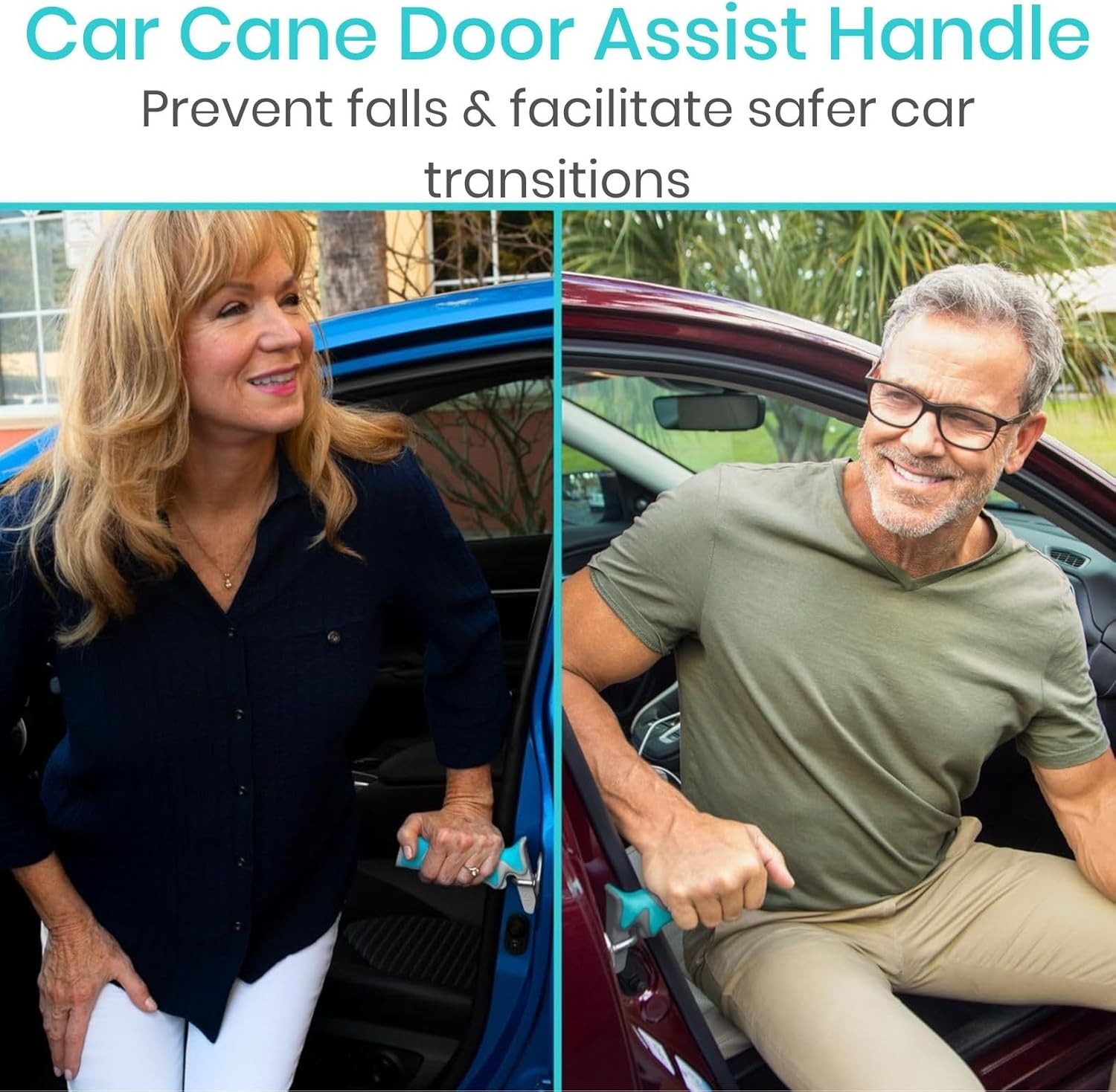 Car Assist Handle for Easy Exit – Non-slip Grip, Lightweight up to 300 lbs