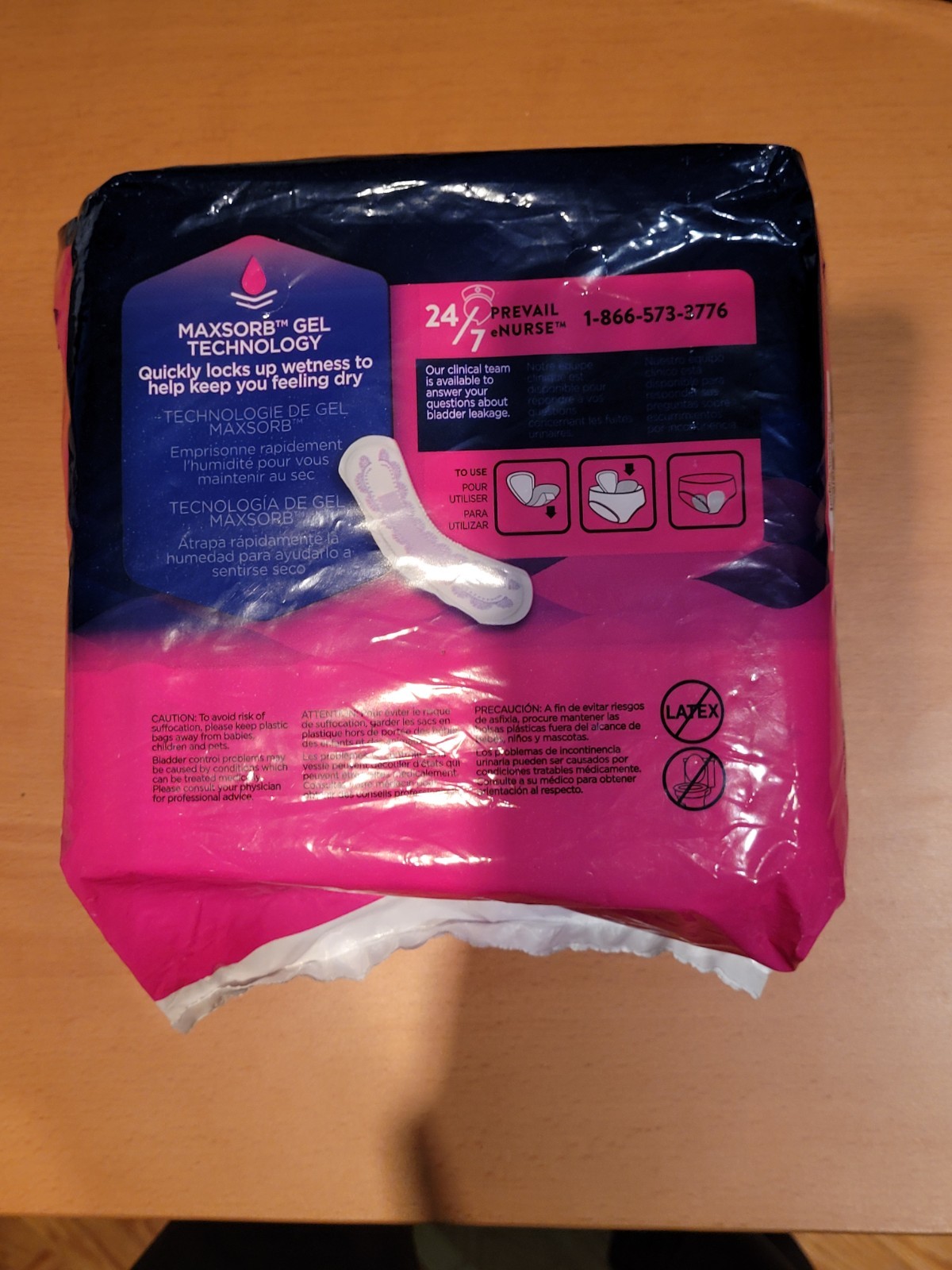 Prevail Daily Pads for Bladder Leaks | 20 count Moderate absorbency 7 pks