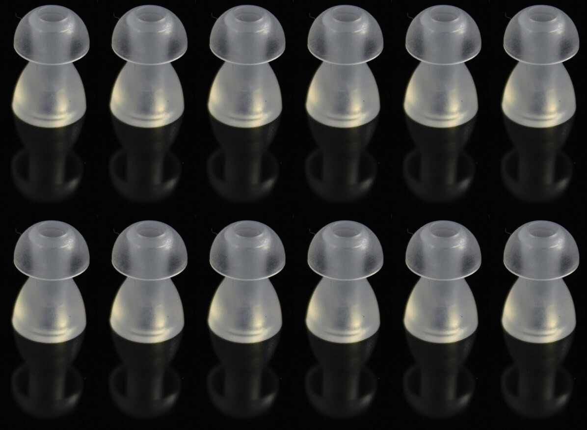 12 Pc. Hearing Aid Domes Ear Plugs Ear Tips For Hearing Aids( Small- 8mm)