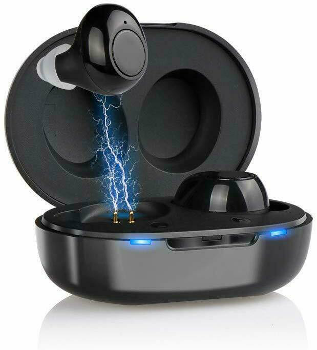 Pair Hearing Aids For Adults Seniors Rechargeable Mini Hide Hearing Loss USA