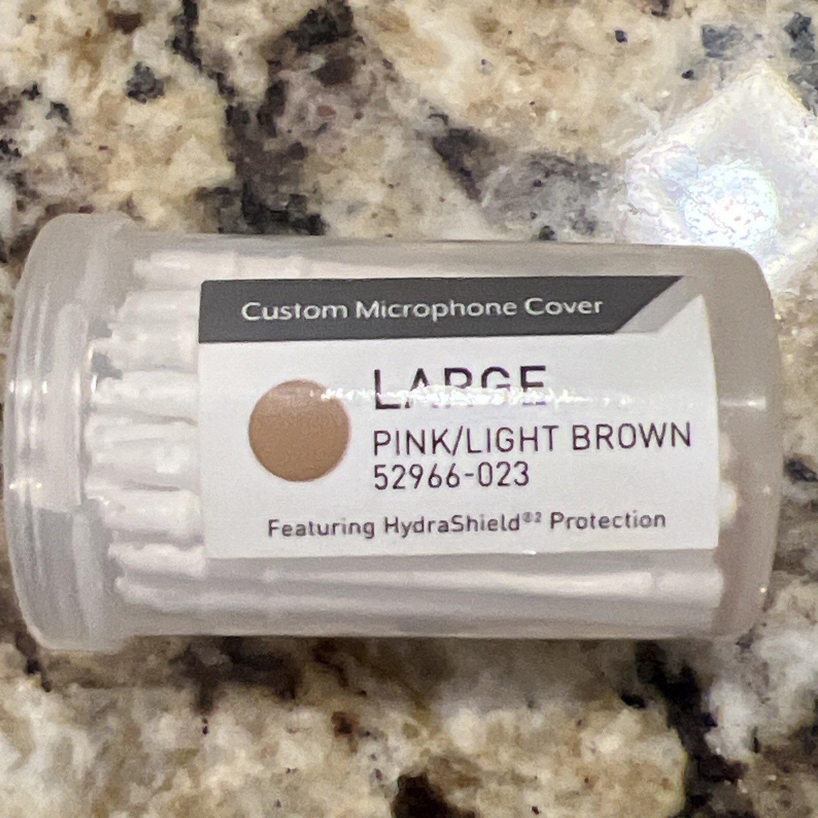 Starkey CUSTOM HEARING AID Pink Light Brown Microphone Covers LARGE Pack Of 43