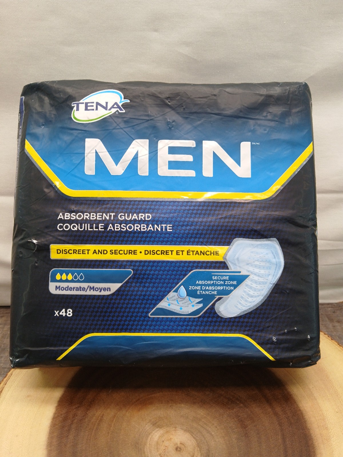 Tena Moderate Absorbency Men’s Incontinence Pads – 48 Count 🔥