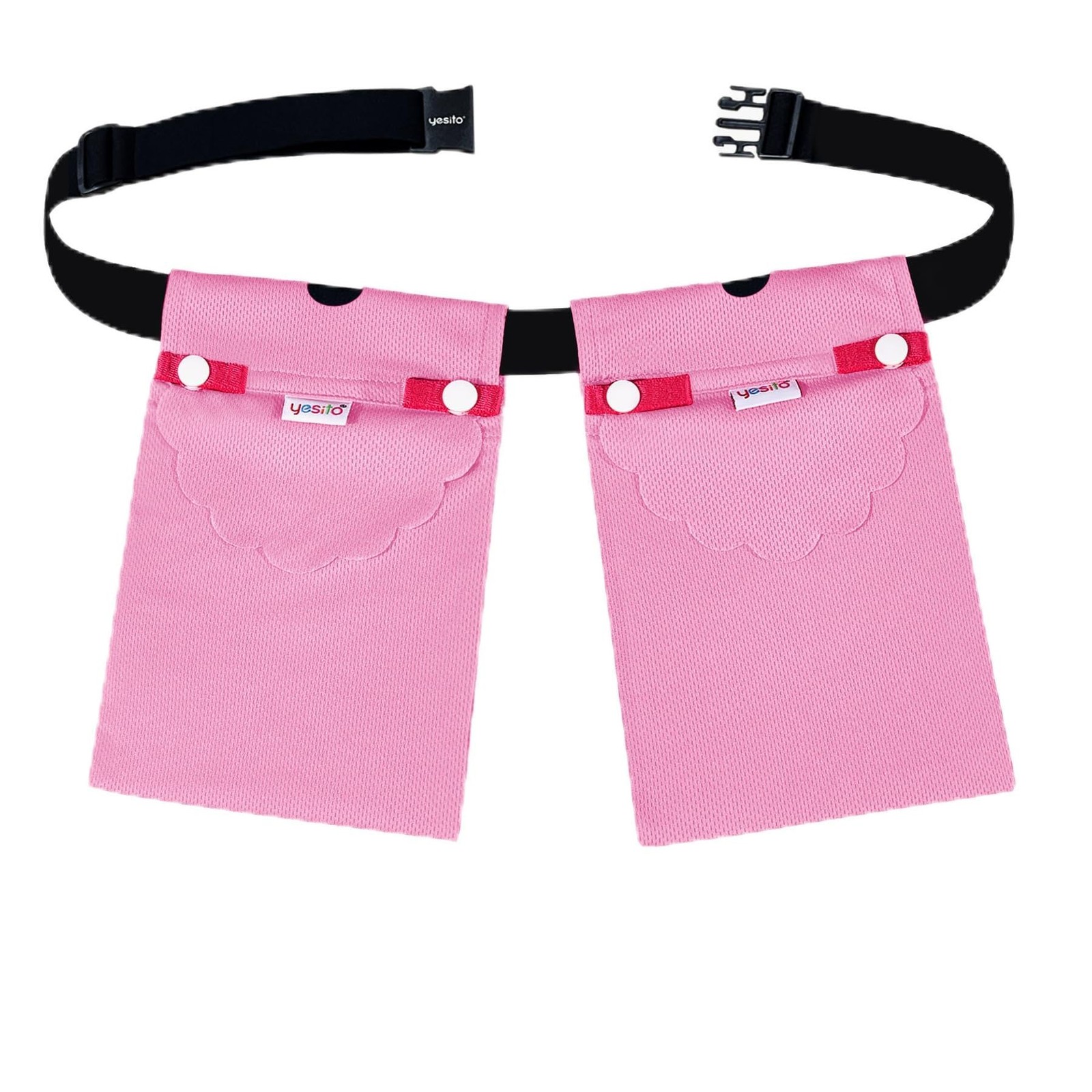 Pink Mastectomy Drain Carrier | Dual Pocket Drainage Pouch with Protective Co…