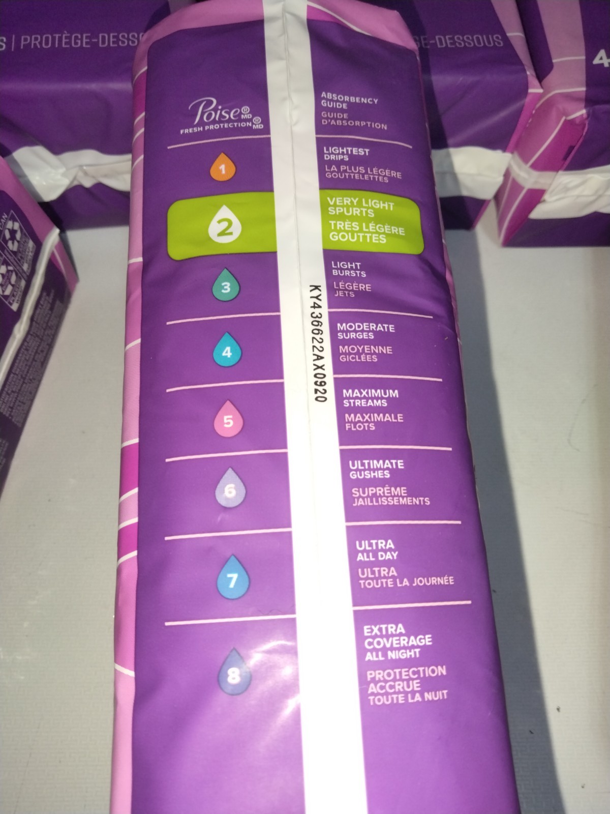 8 X Poise Fresh Protection Daily Liners – 2 Very Light, 48 count Health Wellness