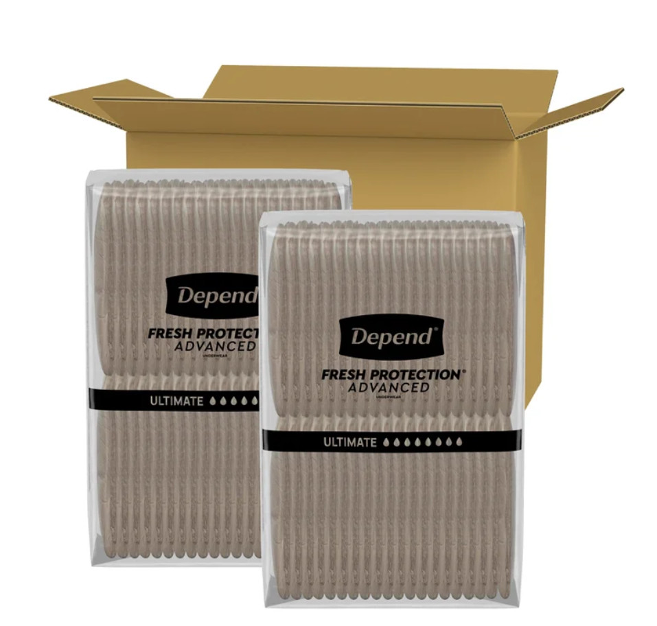 Depend Fresh Protection Underwear for Women 24″-37″ S/M 88 Ct DISCREET DELIVERY