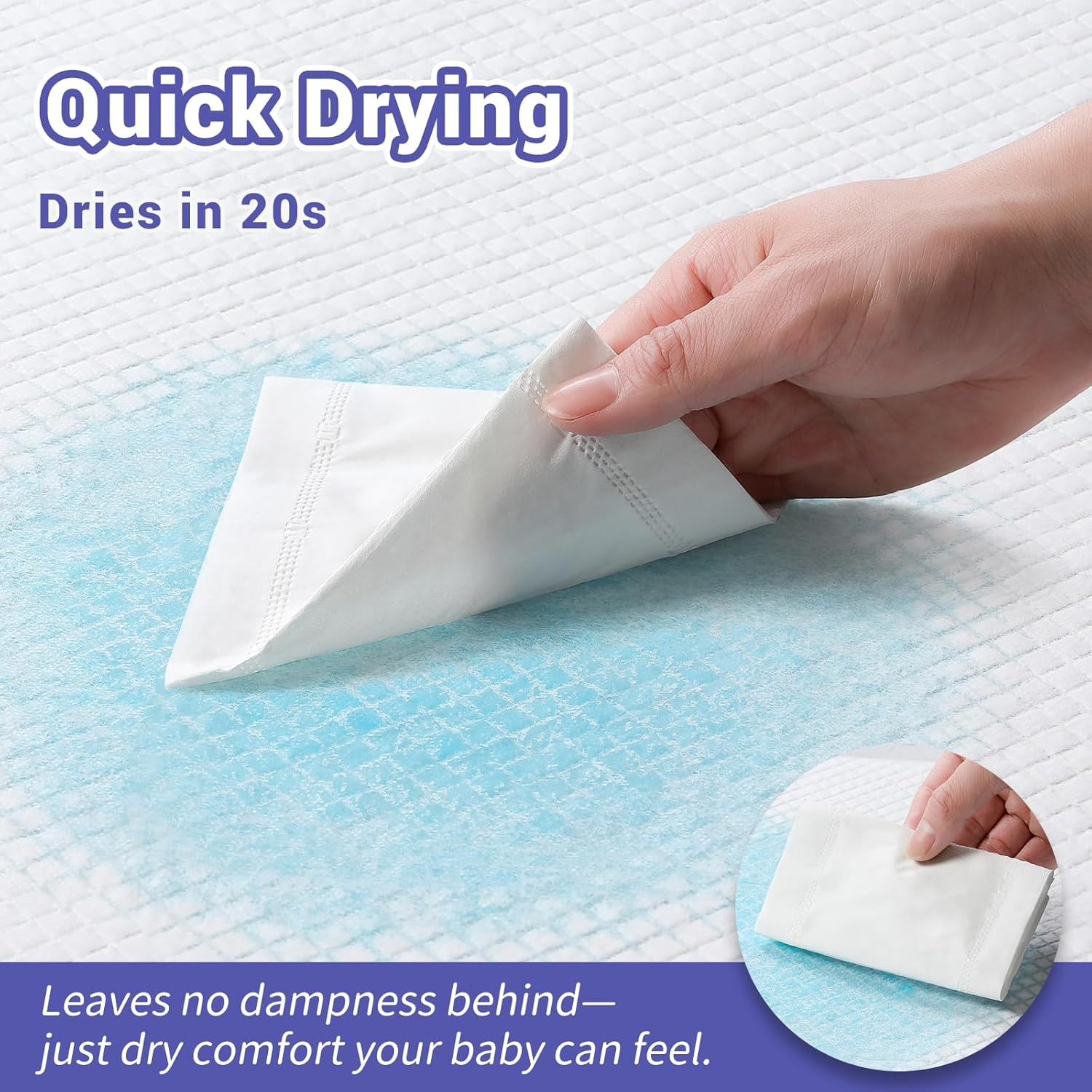 100 Pack Disposable Changing Pads for Baby, 18″ X 24″ Super Absorbency Disposabl
