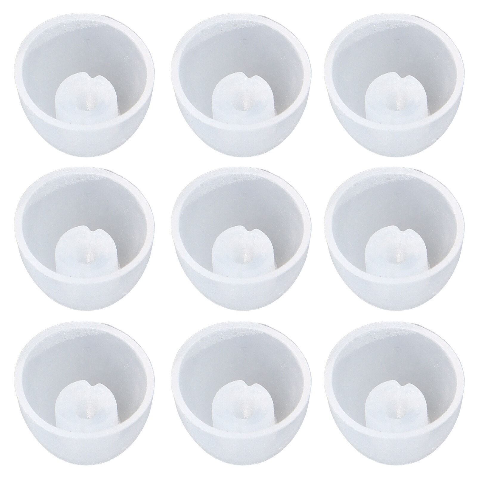 10Pcs/Pack Hearing Aid Domes 8mm Open Single Layer Washable Antistatic Bass Dome
