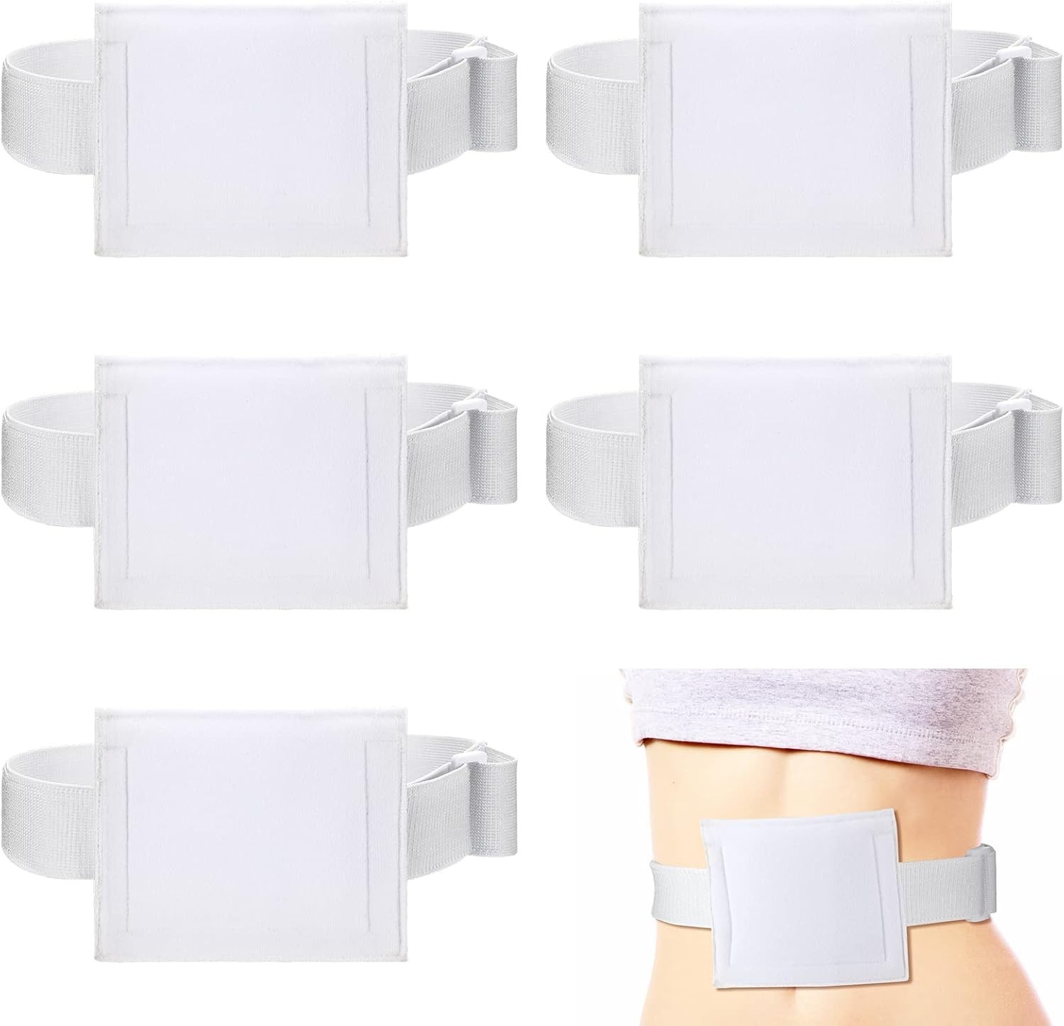 6 Pcs Feeding Tube Holder Elastic G Tube Holder Belt Comfortable Peg Tube Suppli