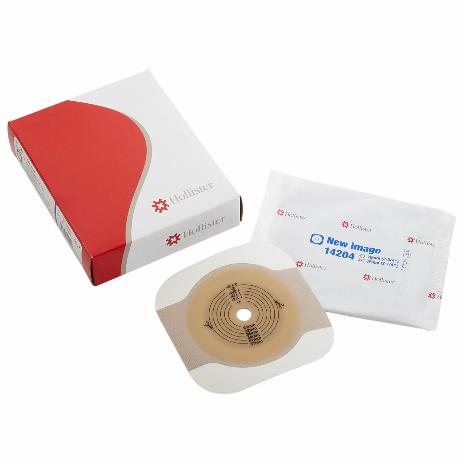 New Image Flextend Trim to Fit Ostomy Barrier Adhesive Tape 70 mm Flange 5 Ct