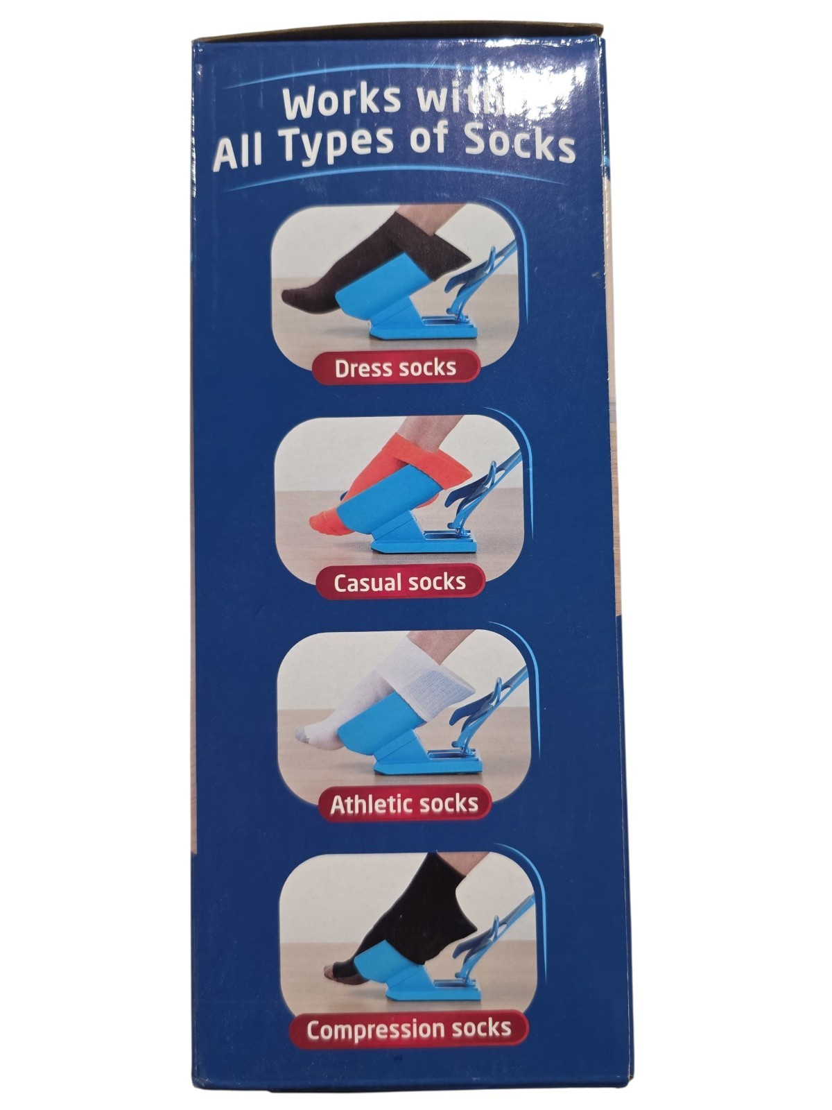 Sock Slider Easy On Off Sock Aid Kit Shoe Horn As Seen On TV by Allstar Products