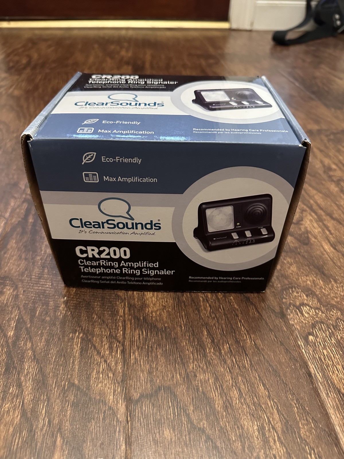 ClearSounds ClearRing Amplified Telephone Ring Signaler CR200 Brand New in Box