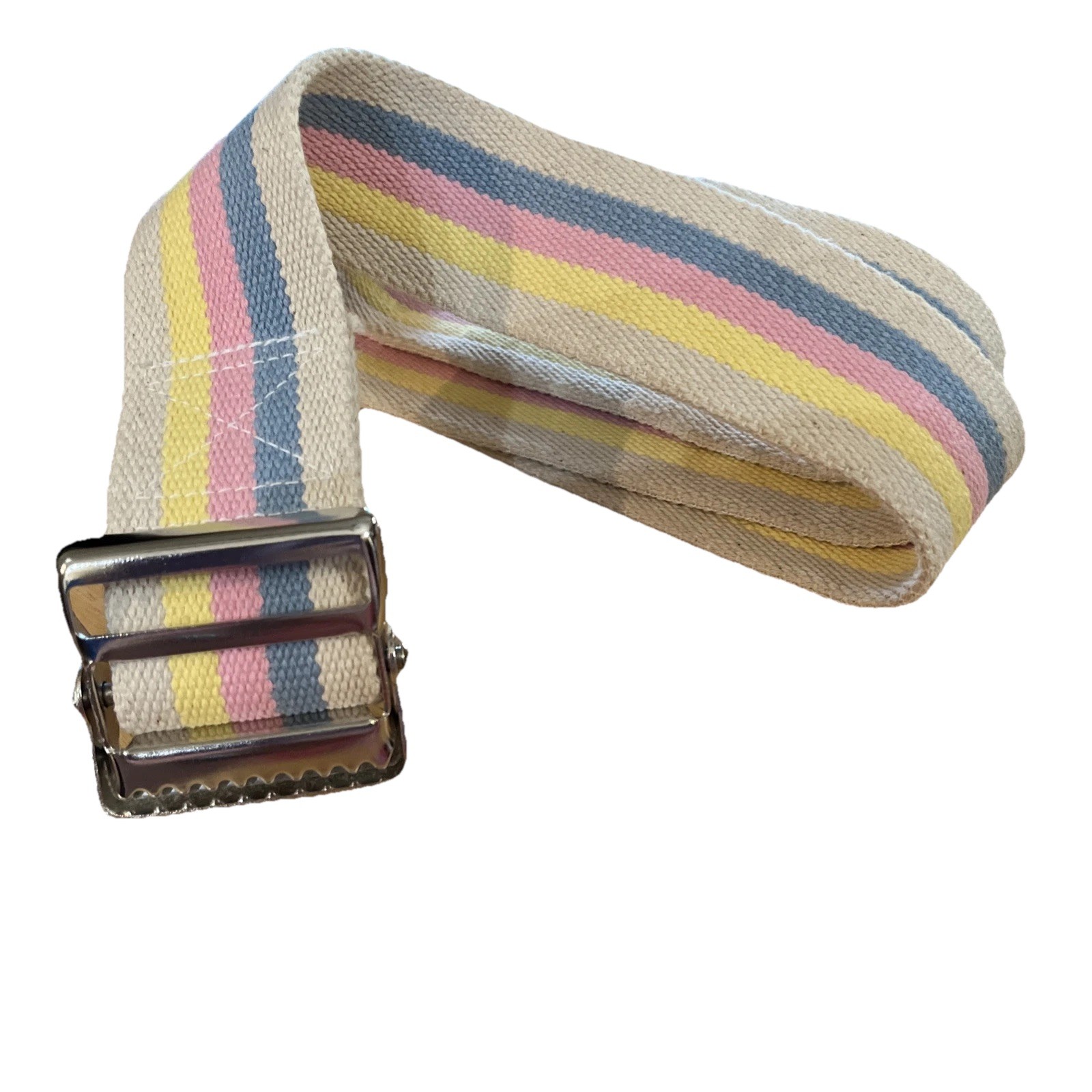Skil Care Pastel Slide Rehab Gait Belt Cream Pink Blue 59”