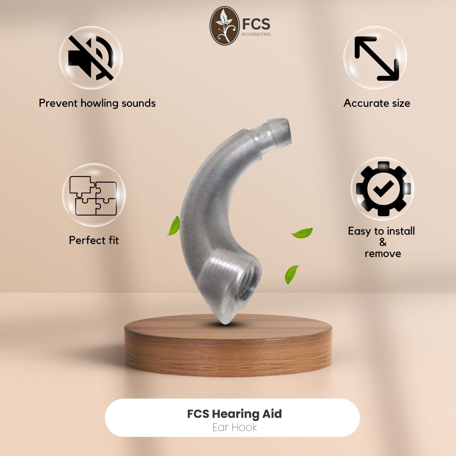 Genuine Replacement Ear hook For Fast P, Fun P/SP, Run P/SP, Prompt P/SP (Pcs-1)