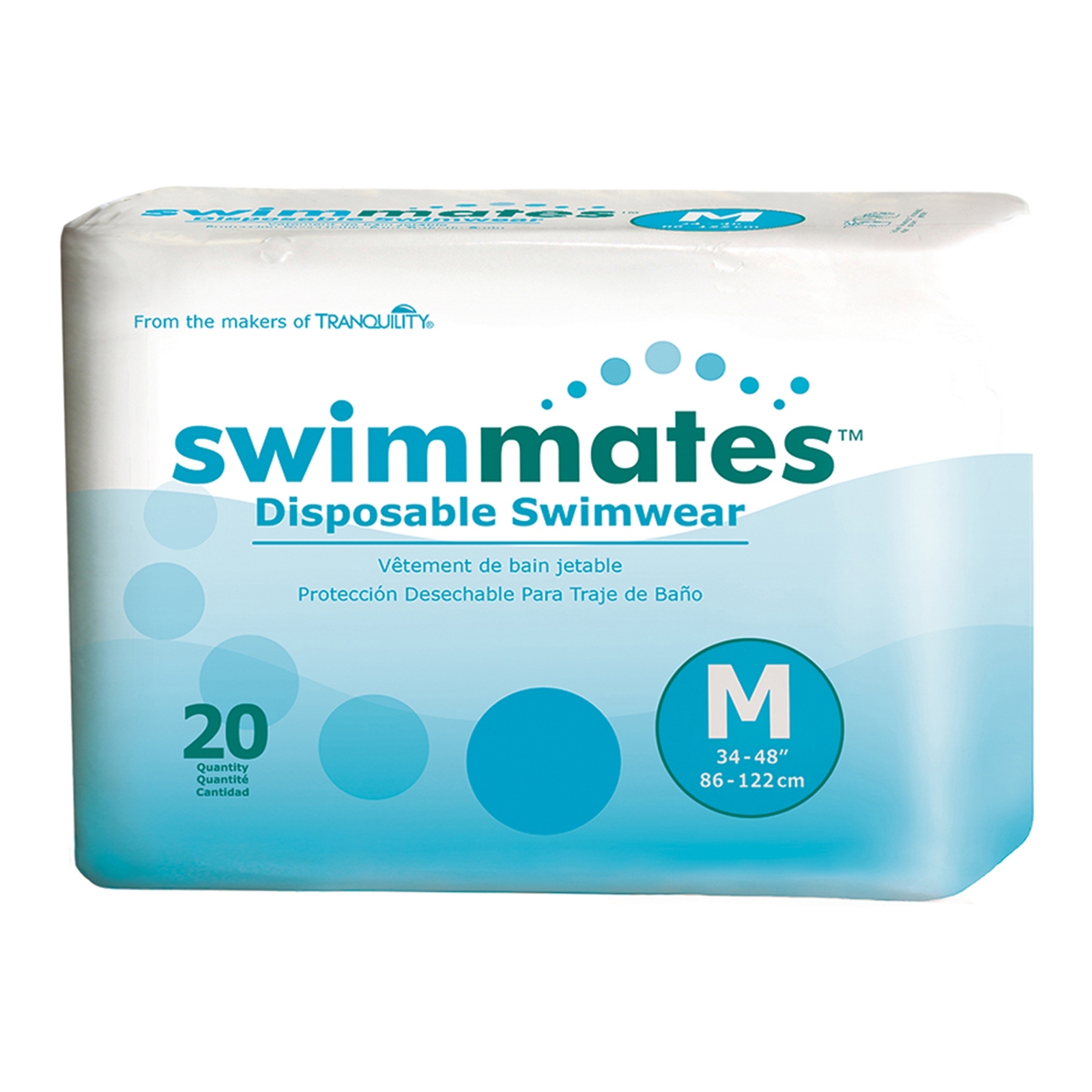 Swimmates Bowel Containment Swim Brief M Swim Pull On 2845 80 Ct