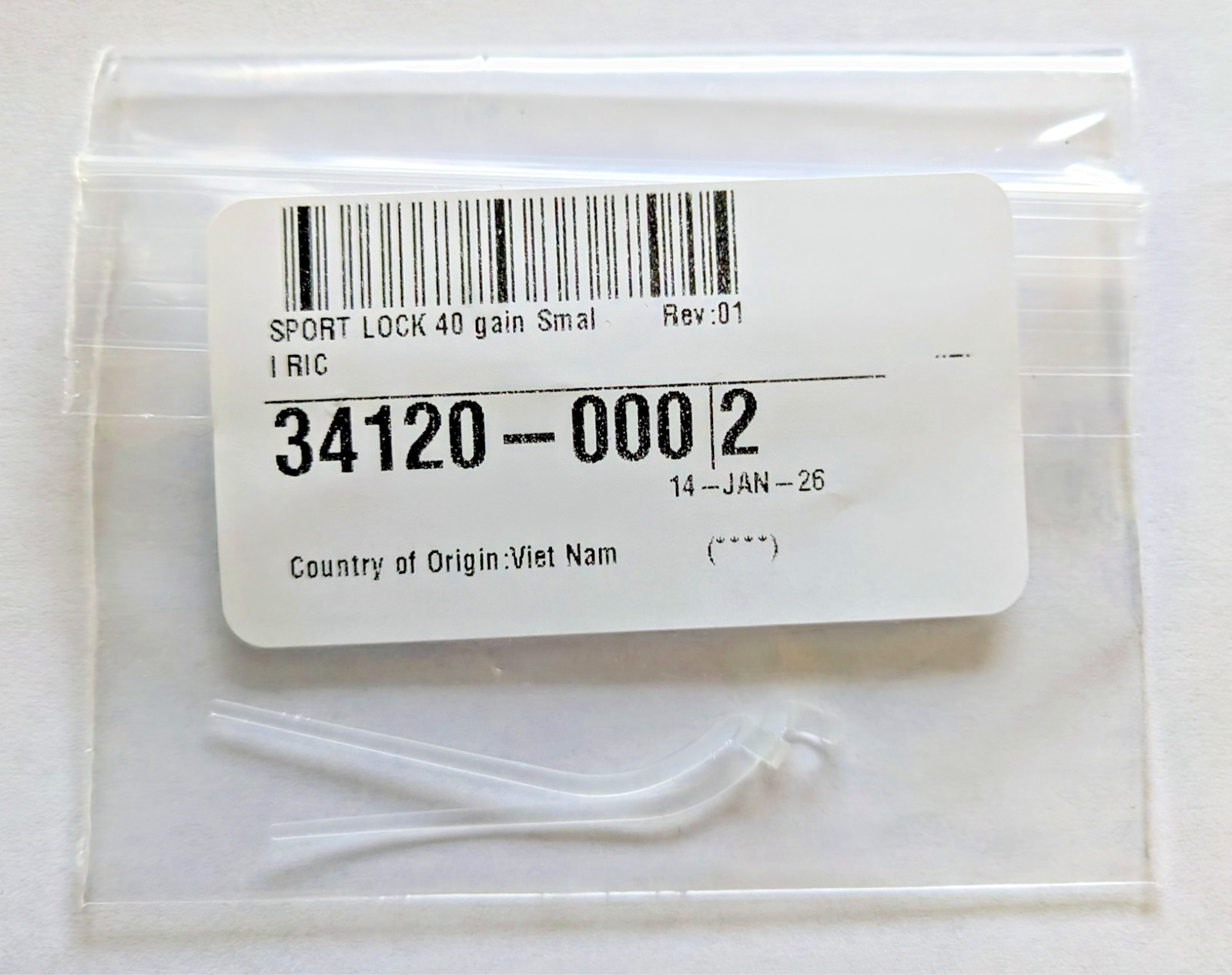 NEW Sealed Starkey Sport Lock 40 Gain Receiver (2 Pack) 34120-0002 OEM