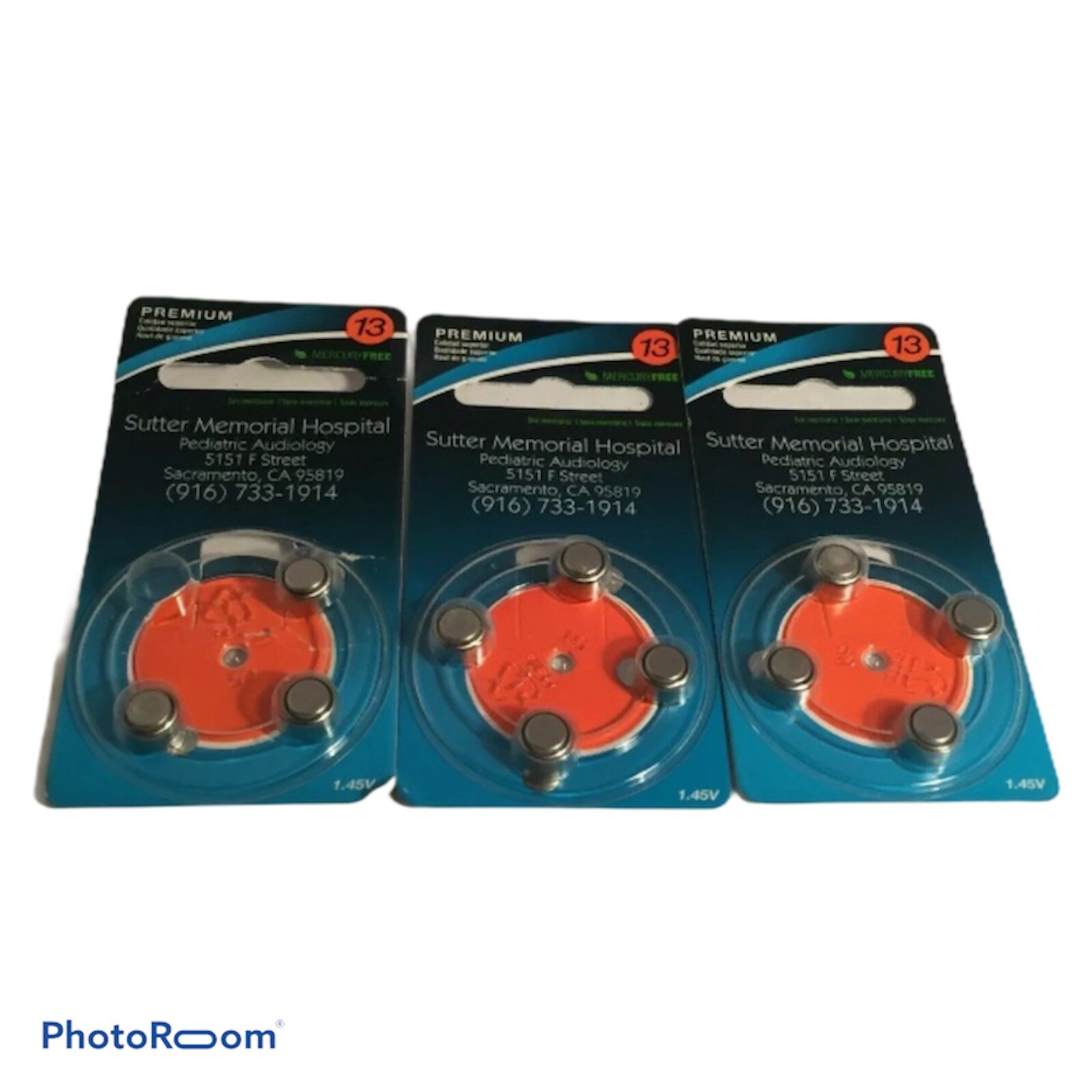 🔵 Premium Batteries Size 13 Hearing Aid Batteries ZA13 1.45V (11 Batteries) NEW