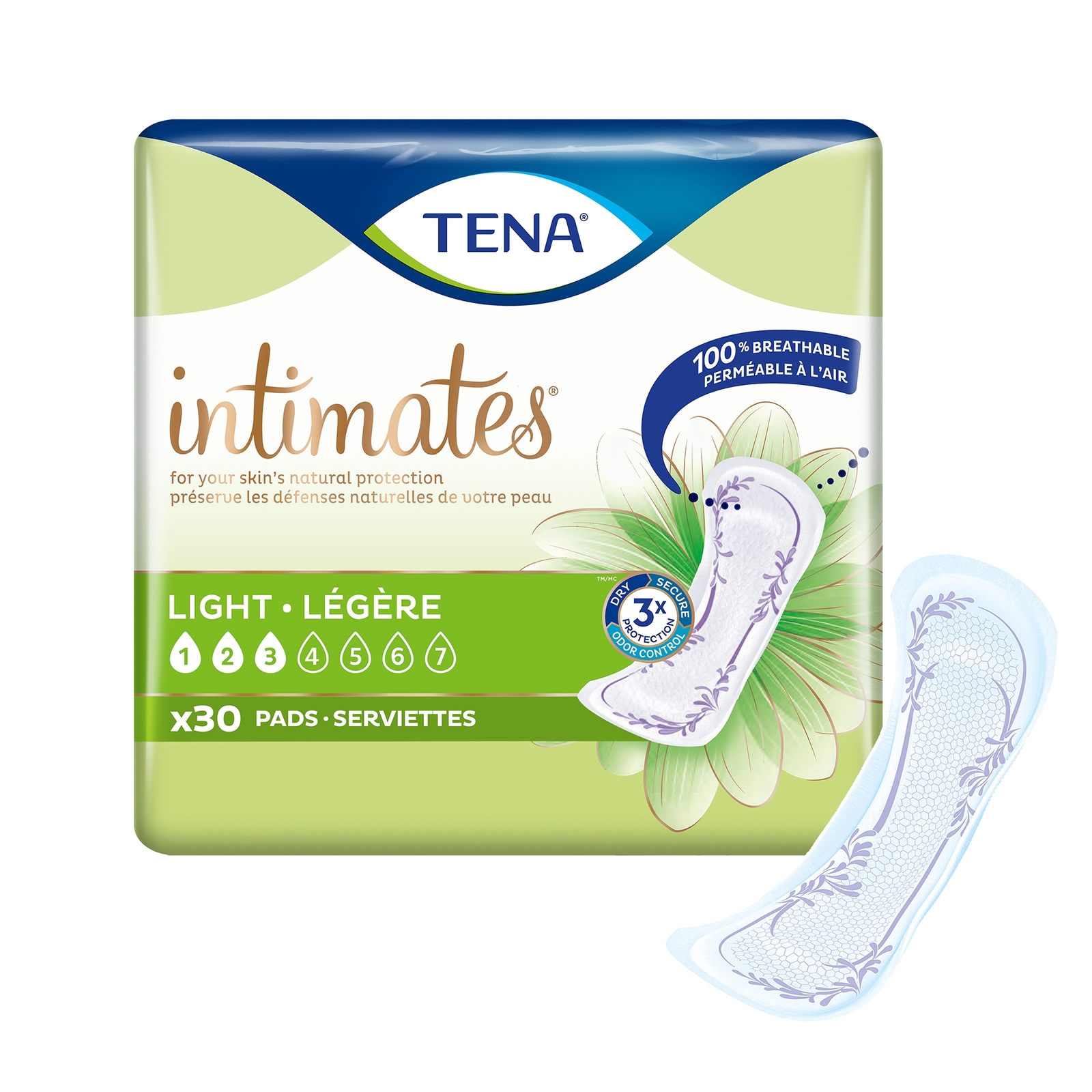 TENA Incontinent Pad 9″ L Regular Length 180 Ct