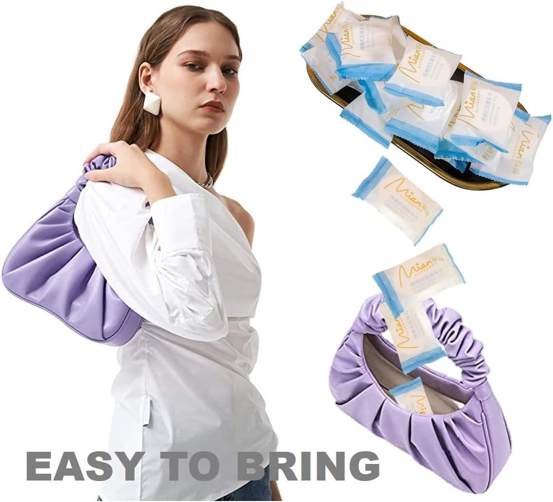 Portable 23.6″ Pure Cotton Disposable Face Towels – Perfect for Camping & Hiking