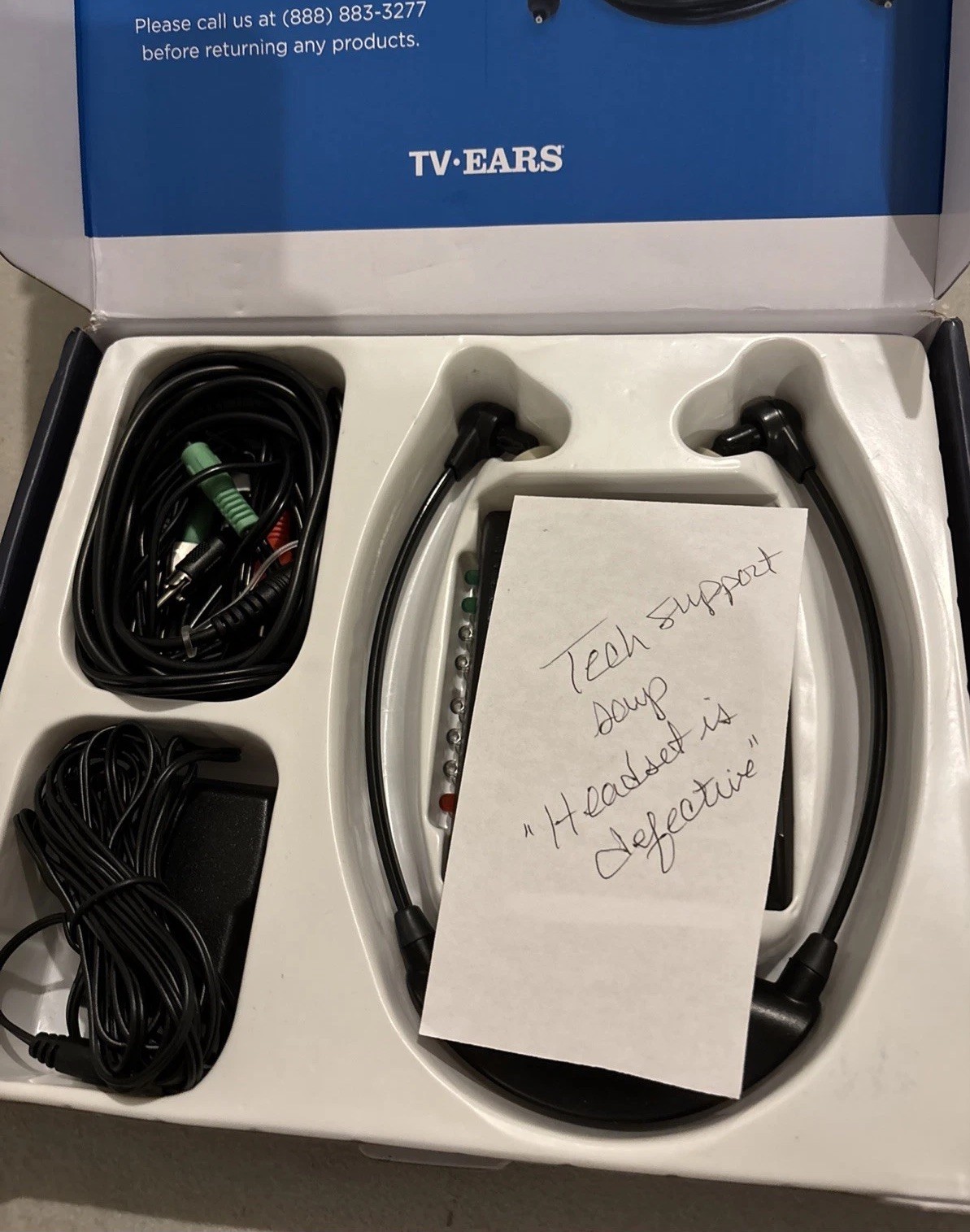 TV Ears 5.0 Digital Wireless Headset System For Seniors 11741 | READ
