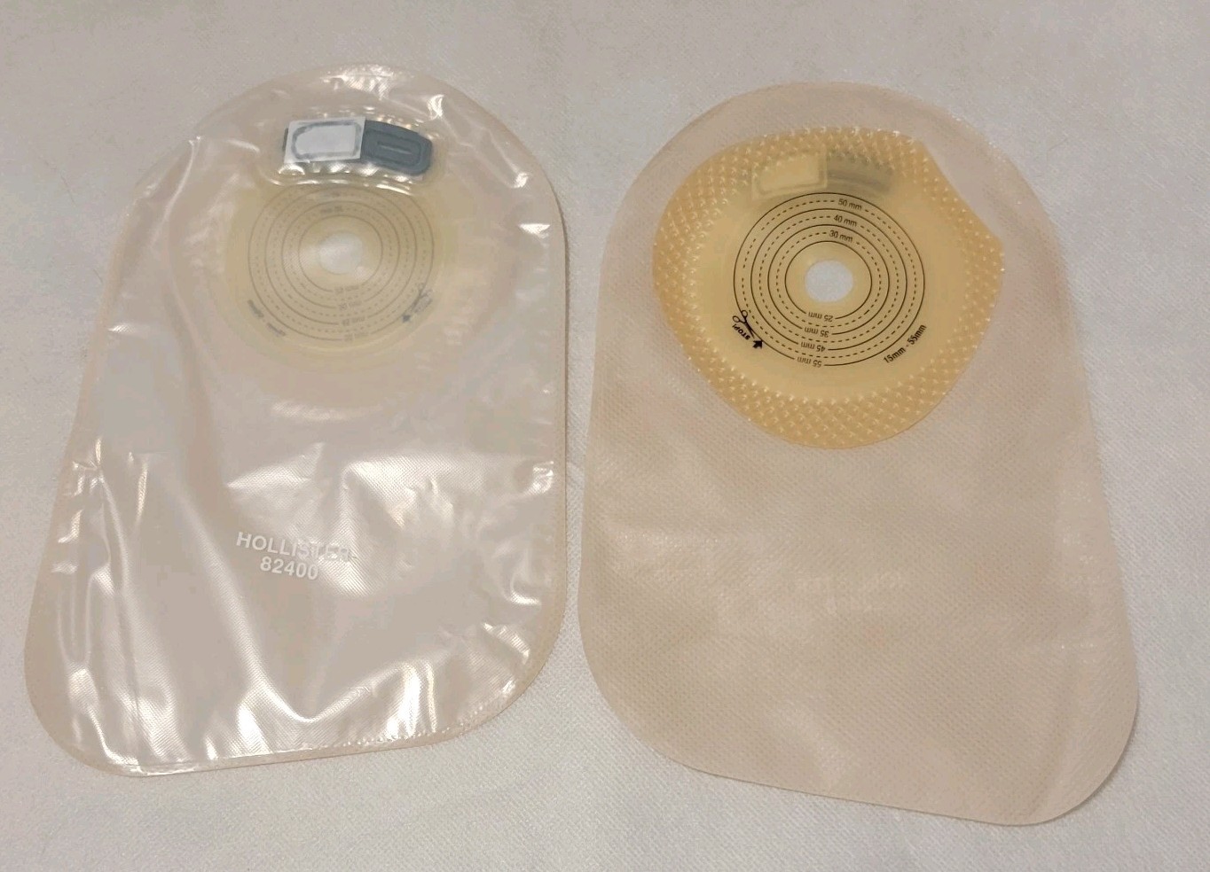10 HOLLISTER 82400 Premier Ostomy Stoma Pouch 5/8 to 2-1/8 inches 1 pc