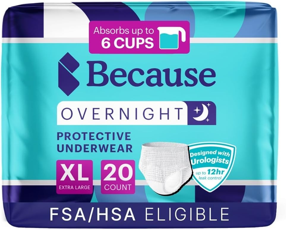 Because Overnight Absorbency Pull Ups – Adult Disposable Incontinence Underwe…