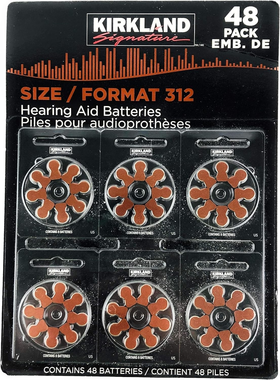 Bulk 48-Pack of High Capacity 1.45V Hearing Aid Batteries – Eco-Conscious Choice