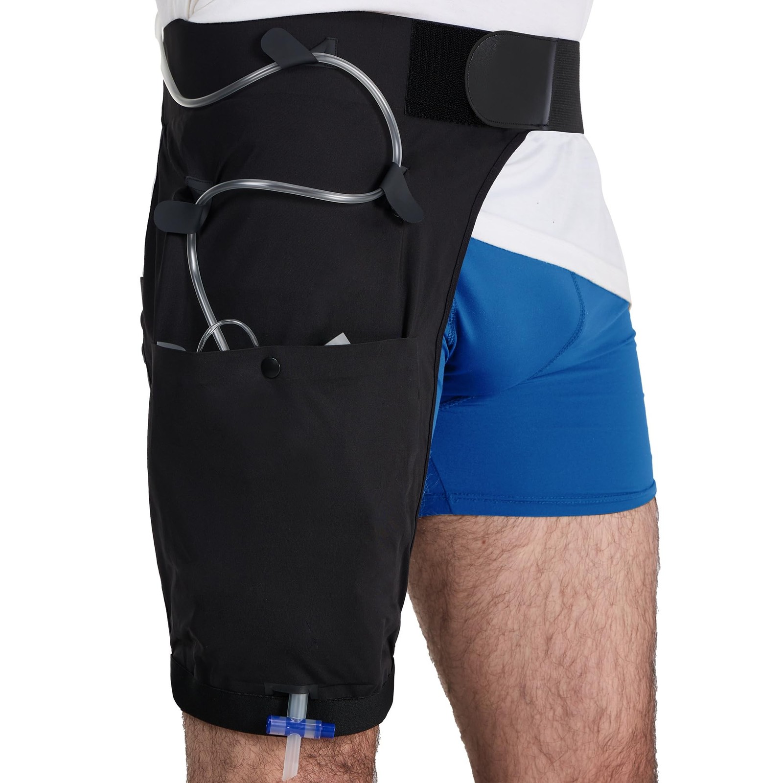 Catheter Leg Bag Holder Breathable Fabric, StayinPlace Urine Bag Stabilizati…
