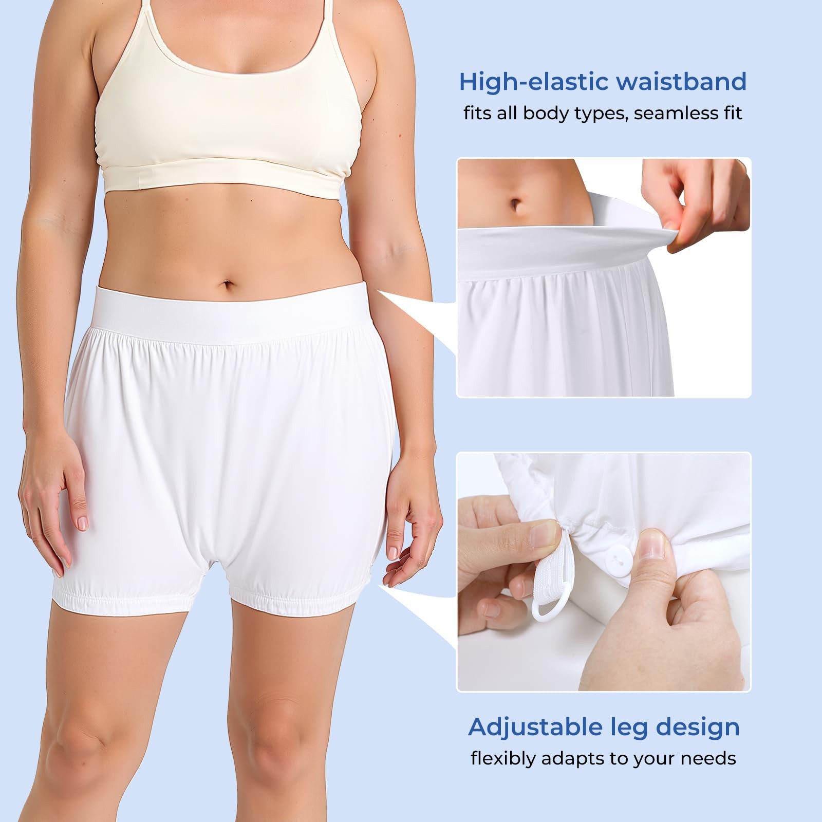 Carer Adult Diaper Cover Noiseless Waterproof Incontinence Underwear with Adj…