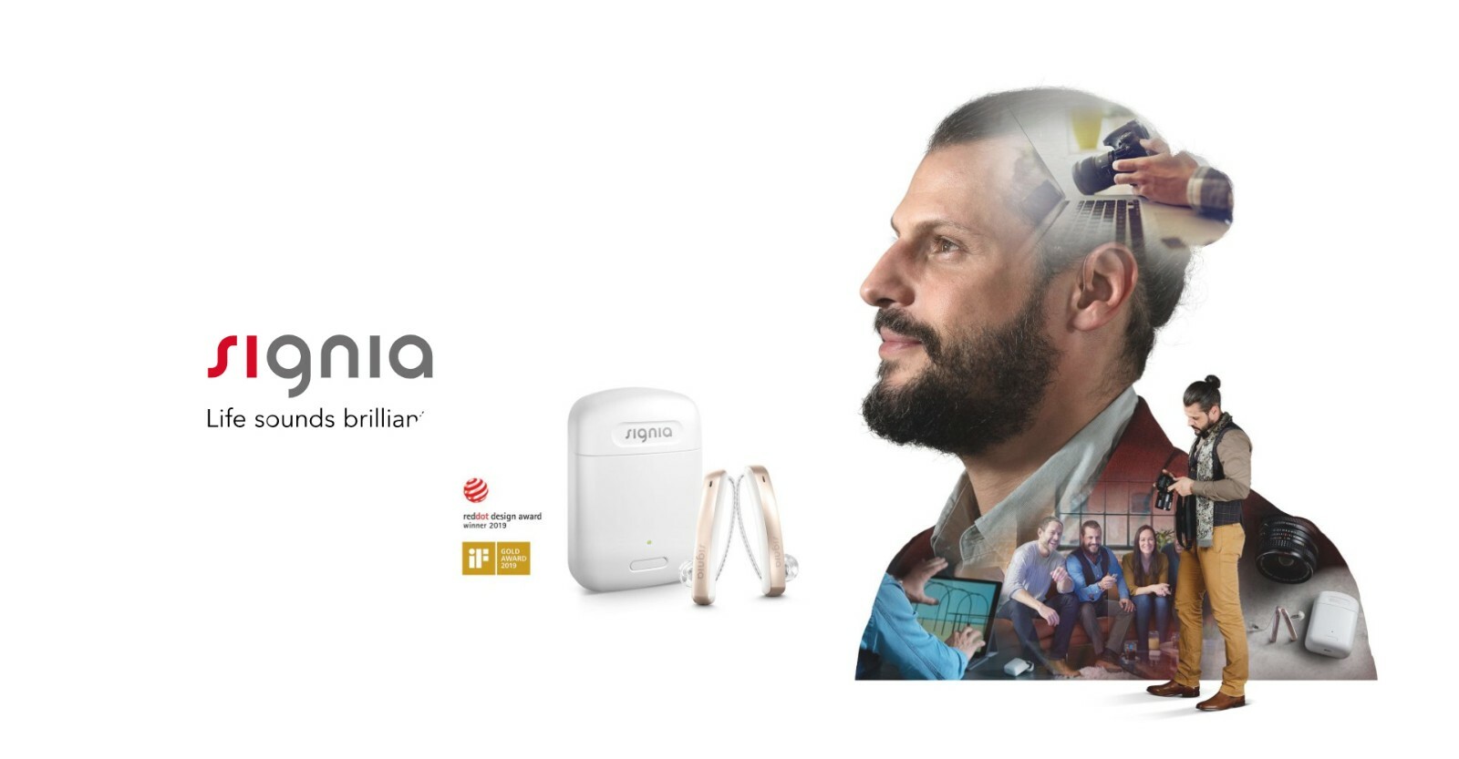 Signia Siemens hearing aids Intuis 3 RIC 312 Channel digital Profound loss