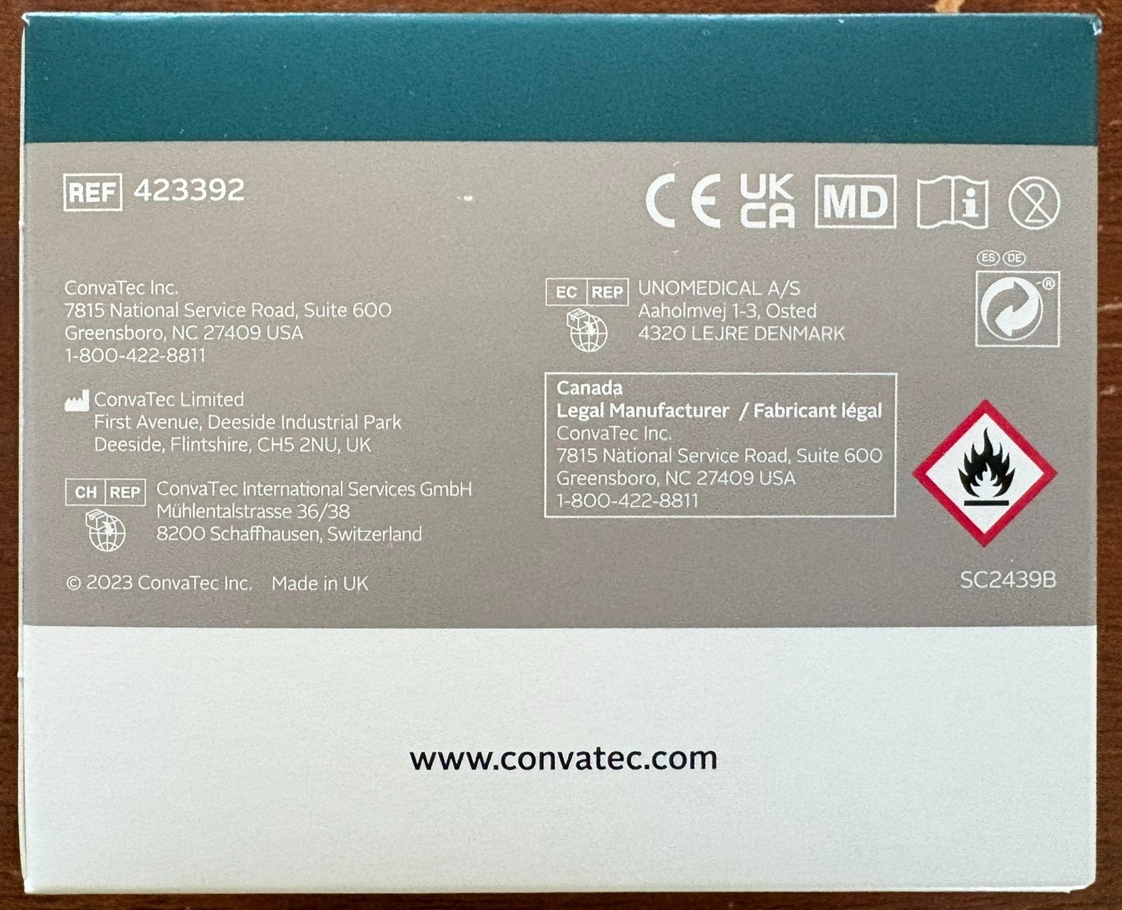 CONVATEC ESENTA OSTOMY SKIN BARRIER WIPES – BOX OF 25 Expires 2028