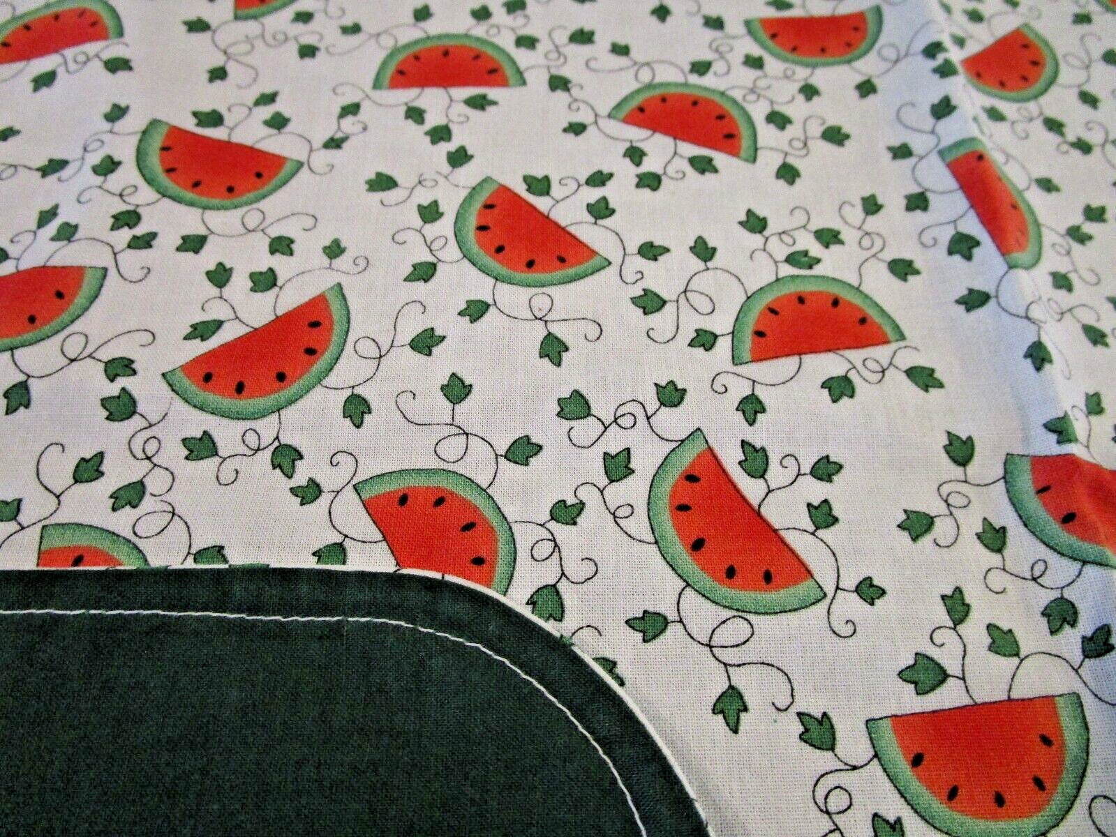 🍉 Fun WATERMELONS Adult Sized Bib * Special Needs Seniors * Reversible Green 🍉