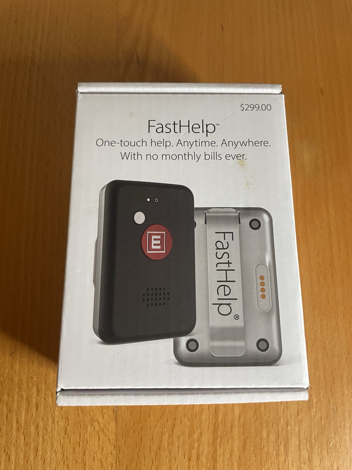 NEW OPEN BOX FastHelp Medical Alert Emergency Device 4G No Monthly Fees