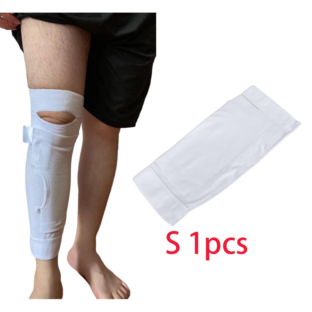 Urine Leg Bags Holder Stretchy Soft Catheter Sleeve For Incontinence White&Black